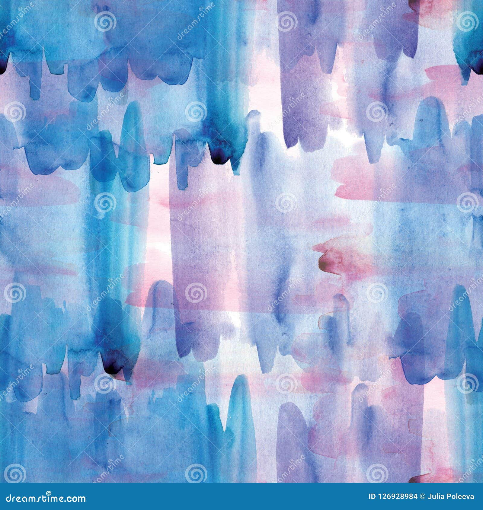 Wallpaper #lmce9pIBSpphPi3-WILG117 Seamless Pattern of Pink Blue and Purple Watercolor Blots for