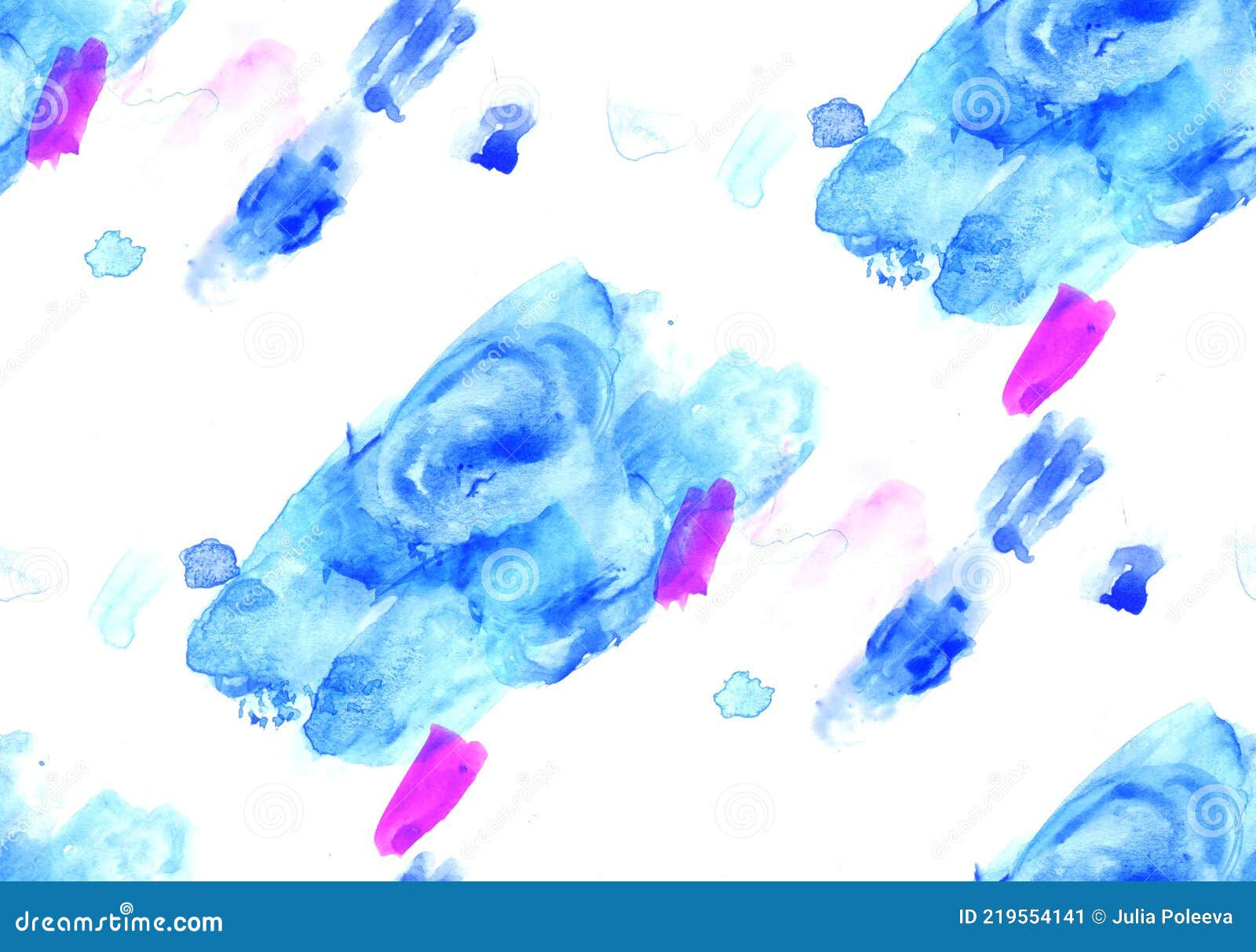 Wallpaper #lmce9pIBSpphPi3-WILG77 Seamless Pattern of Pink Blue and Purple Watercolor Blots for