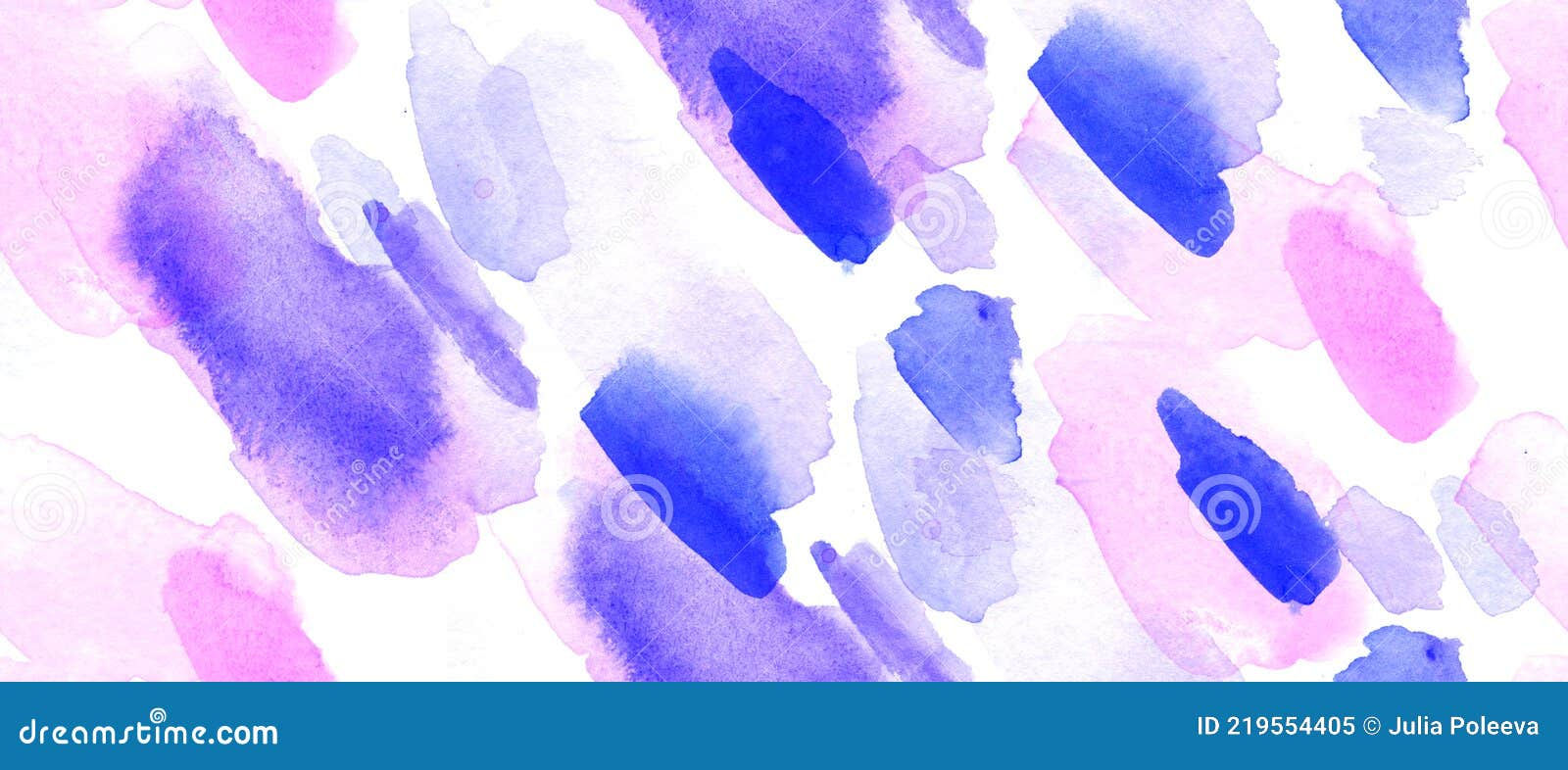 Wallpaper #lmce9pIBSpphPi3-WILG46 Seamless Pattern of Pink Blue and Purple Watercolor Blots for