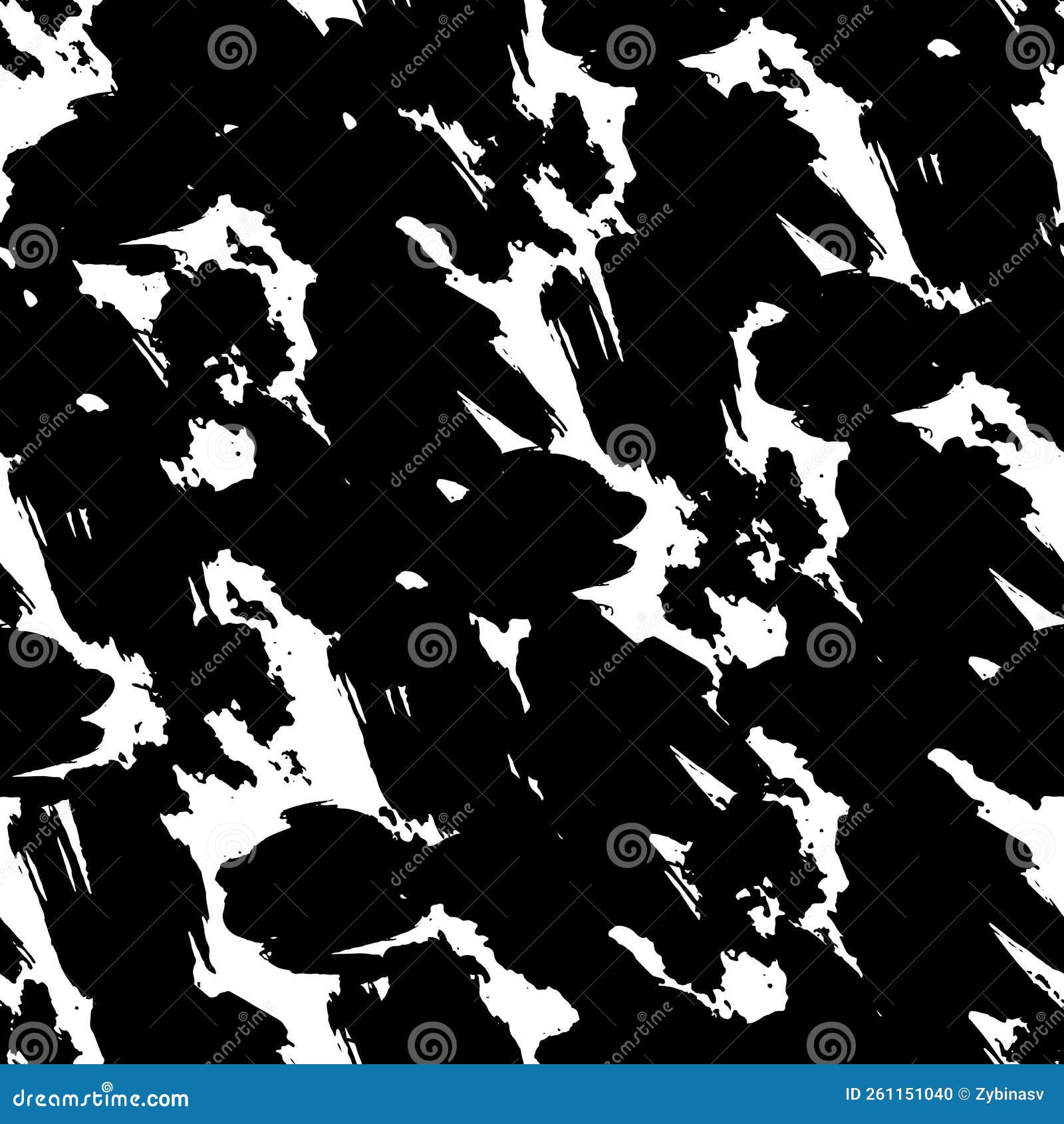 Wallpaper #BGcL6JIBSpphPi3-SDu_297 Seamless Pattern with Paint Blots Black and White Abstract Drawing