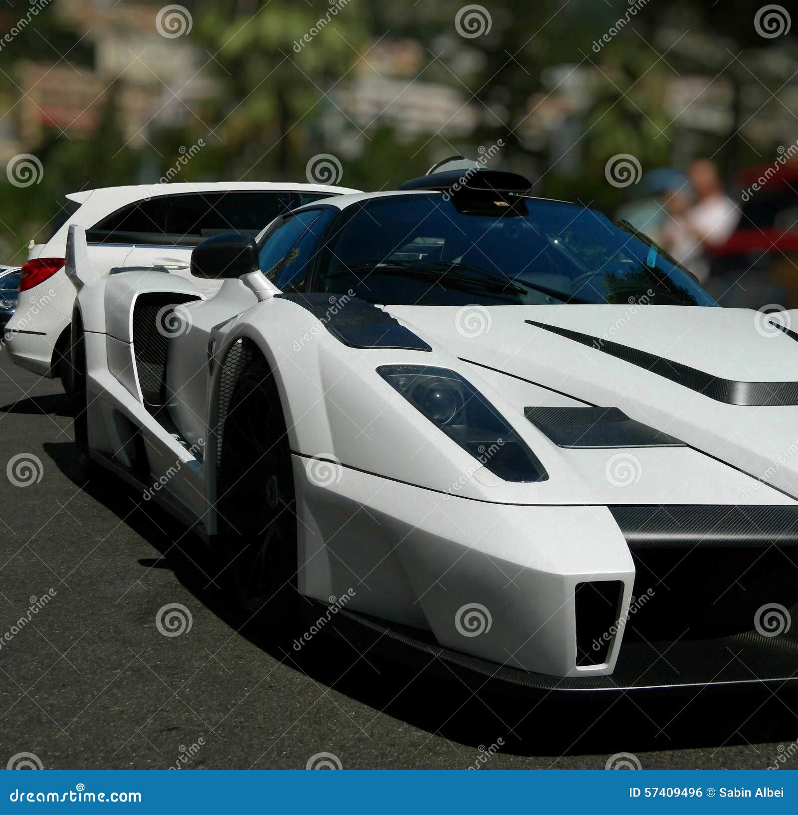 Wallpaper #BPSZOZMBKFX8bn3rVneZ8 Gemballa Mig U1 Custom Ferrari Enzo Back and Rear Wing Editorial Photo