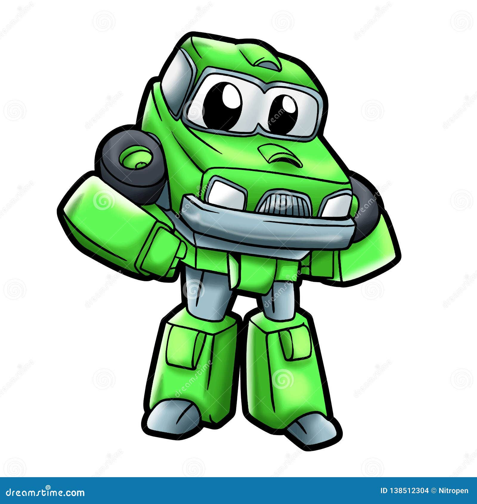 Wallpaper #HWcK_pIBSpphPi3-ZJ541 Green Robot Car Robots for Kids Robot Cartoon Stock Vector