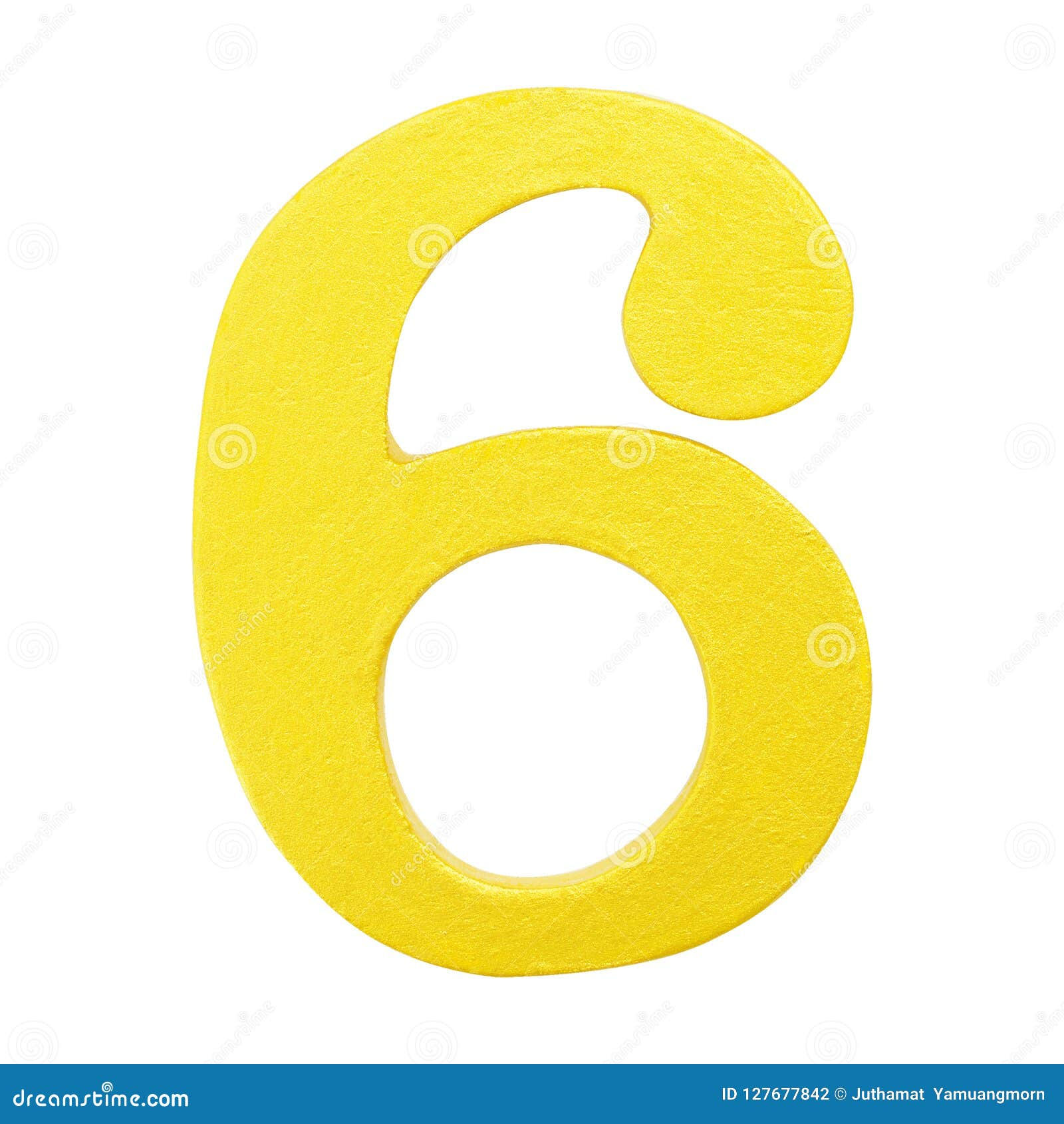 Wallpaper #SR0RK5MBlOZrFDOkU8UX339 Golden Yellow Wood Number 6 or Six White Background Stock Photo