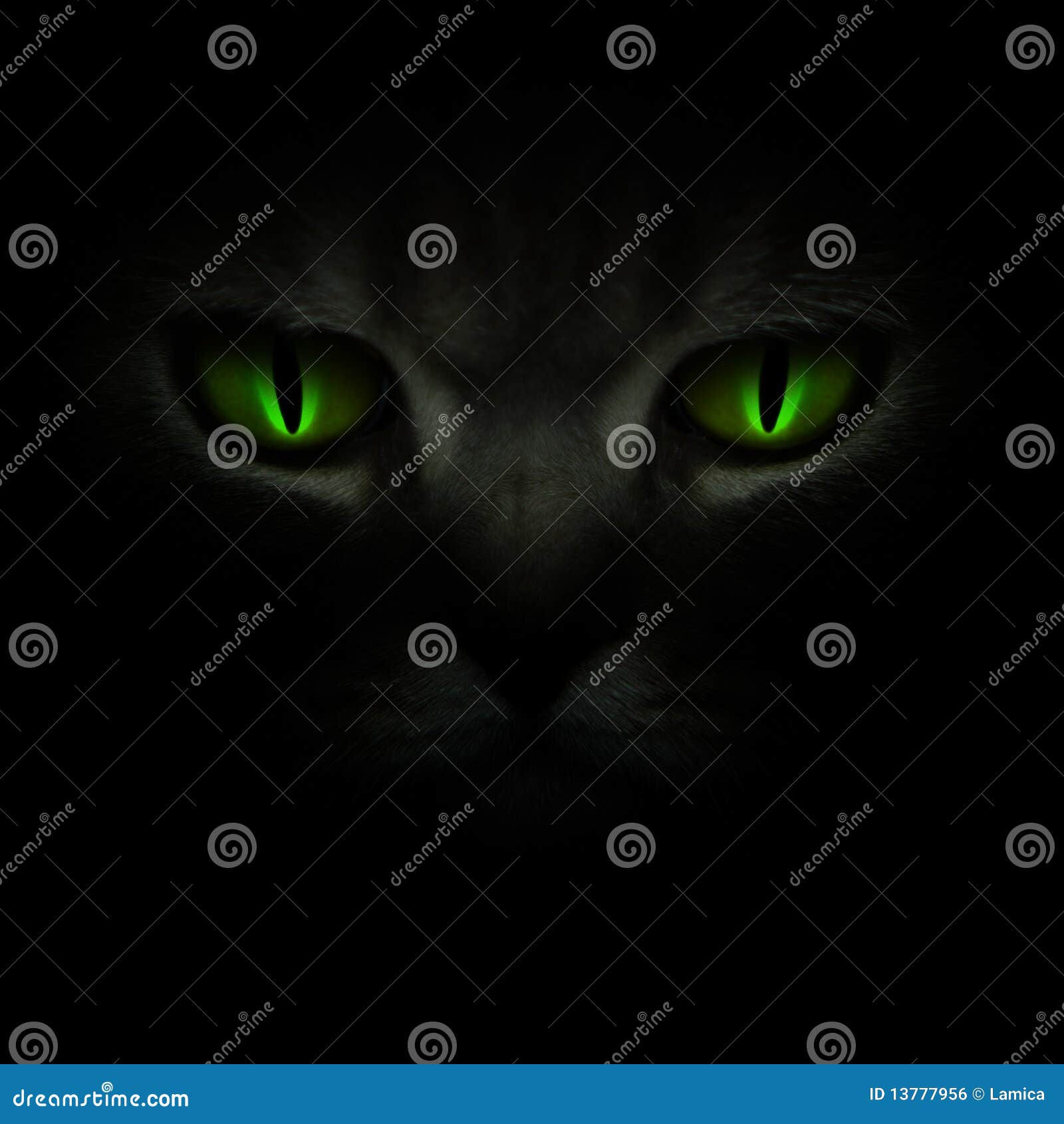 Wallpaper #0002c Glowing Wolf Eyes at Night