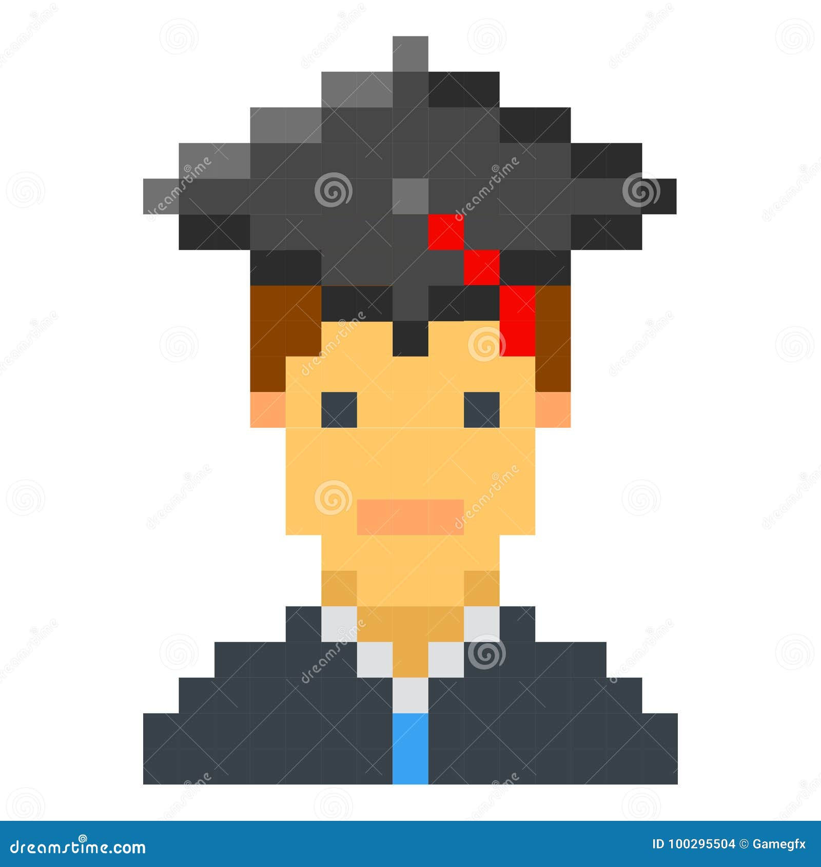 Wallpaper #txdfPpMBPLD5_VEN0t9L178 Graduation Cap Student Avatar Pixel Art Cartoon Retro Game Style Stock