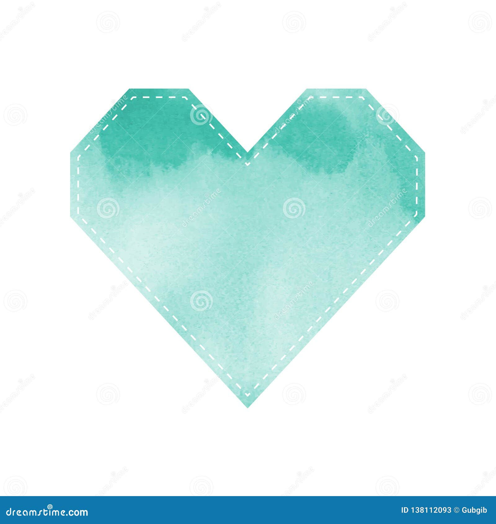 Wallpaper #Tmd395IBSpphPi3-tobx28 Green Heart Pattern Shapes on White Background Stock Vector