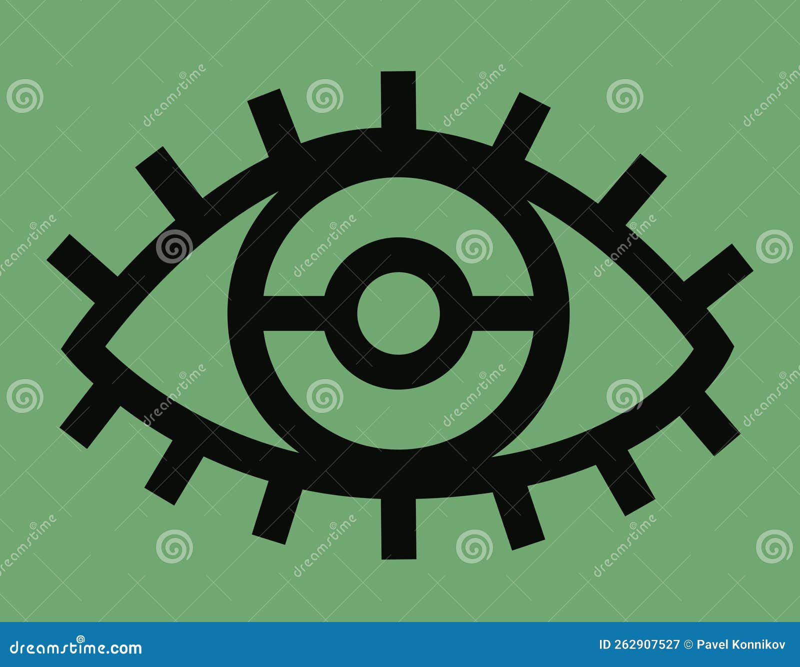 Wallpaper #lGfS95IBSpphPi3-XIdN456 Green Eyes in Outline Style Stock Vector Illustration of Vector