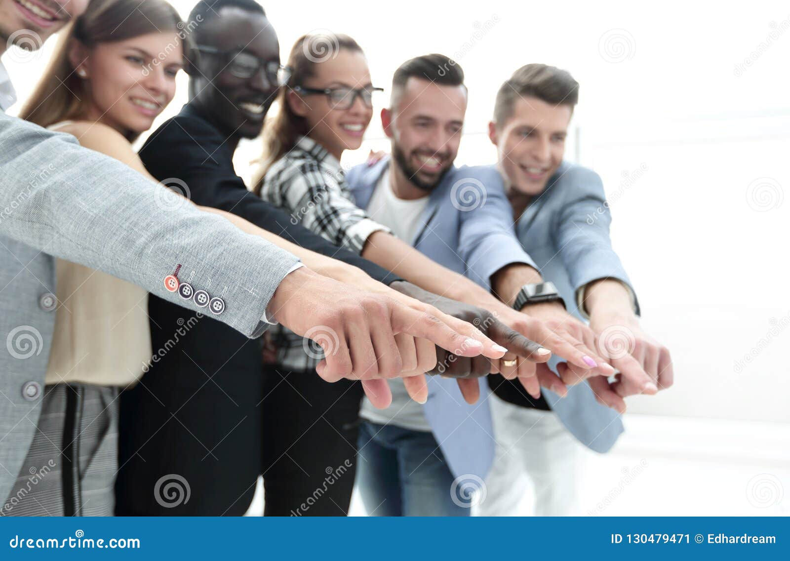 Wallpaper #_GfQEZMBSpphPi3-c_iD33 Close Up of Four Business Peoples Fingers Pointing at Camera Stock