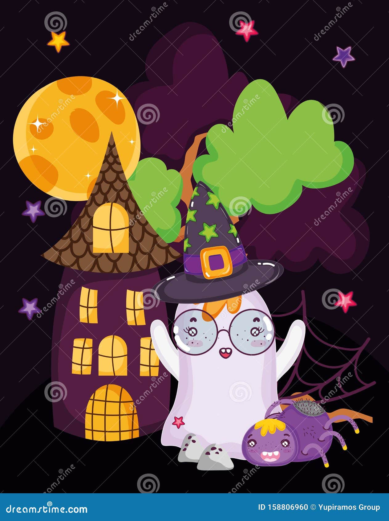 Wallpaper #SfS5OZMBKFX8bn3rL3dx304 Ghost Spider House Scary Halloween Stock Vector Illustration of