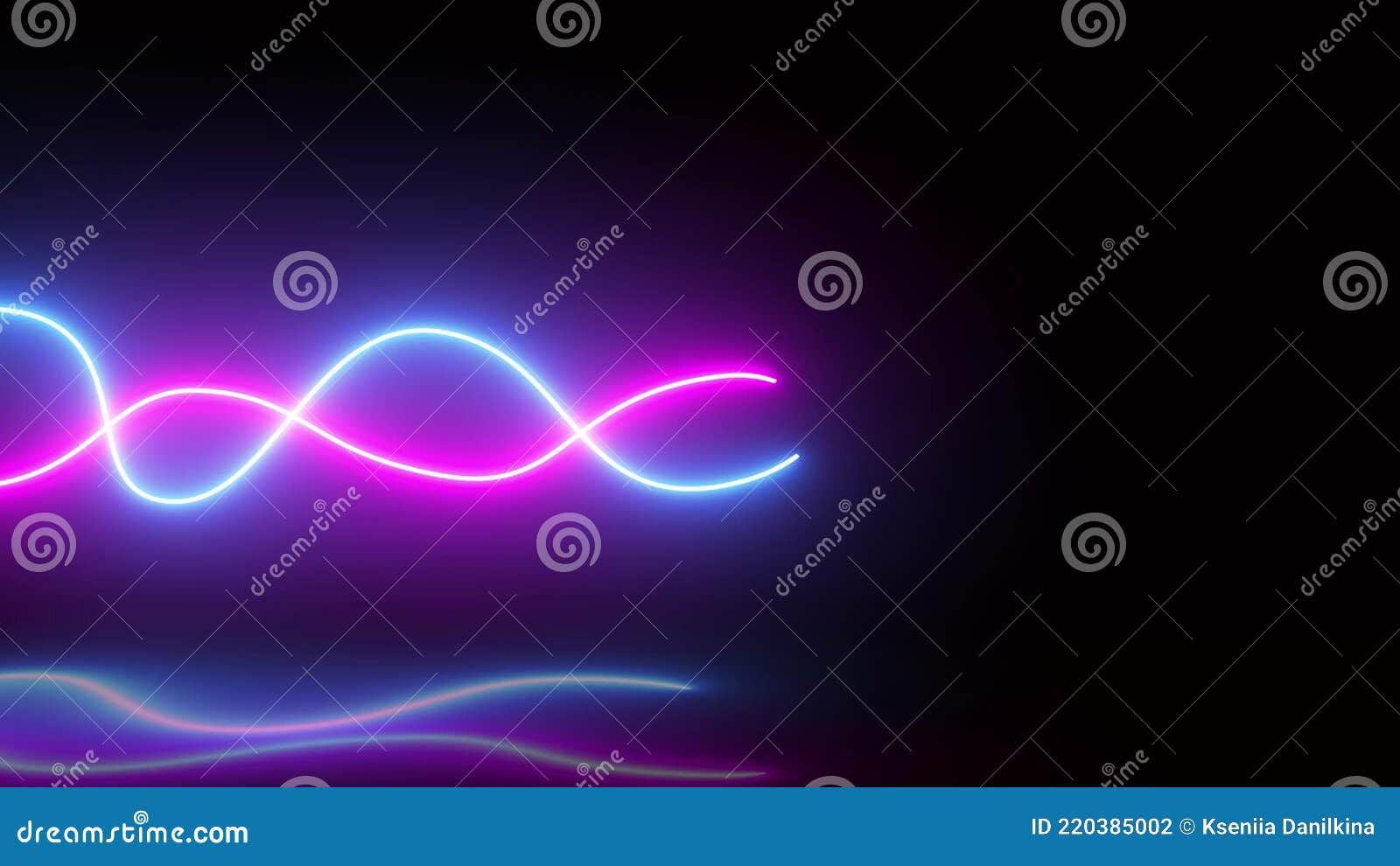 Wallpaper #OWisGZMBSpphPi3-0Bjv190 Glowing Neon Waves on Black Background Abstract Loop of 3D Renders