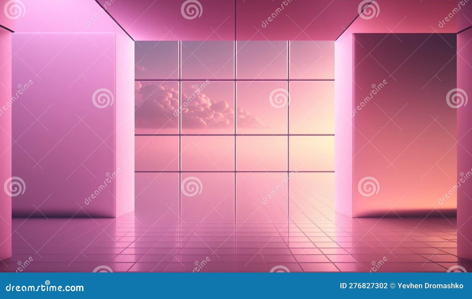 Wallpaper #JmjaGZMBSpphPi3-YRk-298 Generative AI Beautiful Gradient Scene Landscape with Light Pink Color