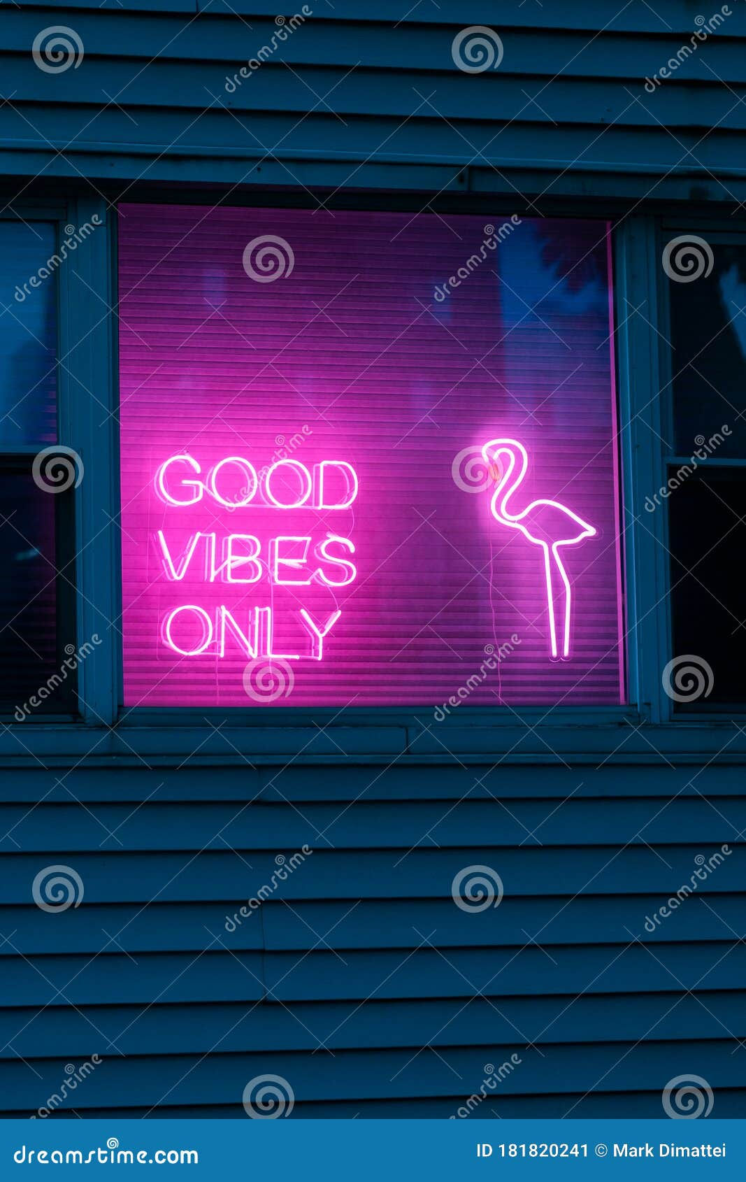 Wallpaper #rGdO5pIBSpphPi3-ezKv45 Good Vibes Only Neon Sign on Blue Wall Background Stock Image Image