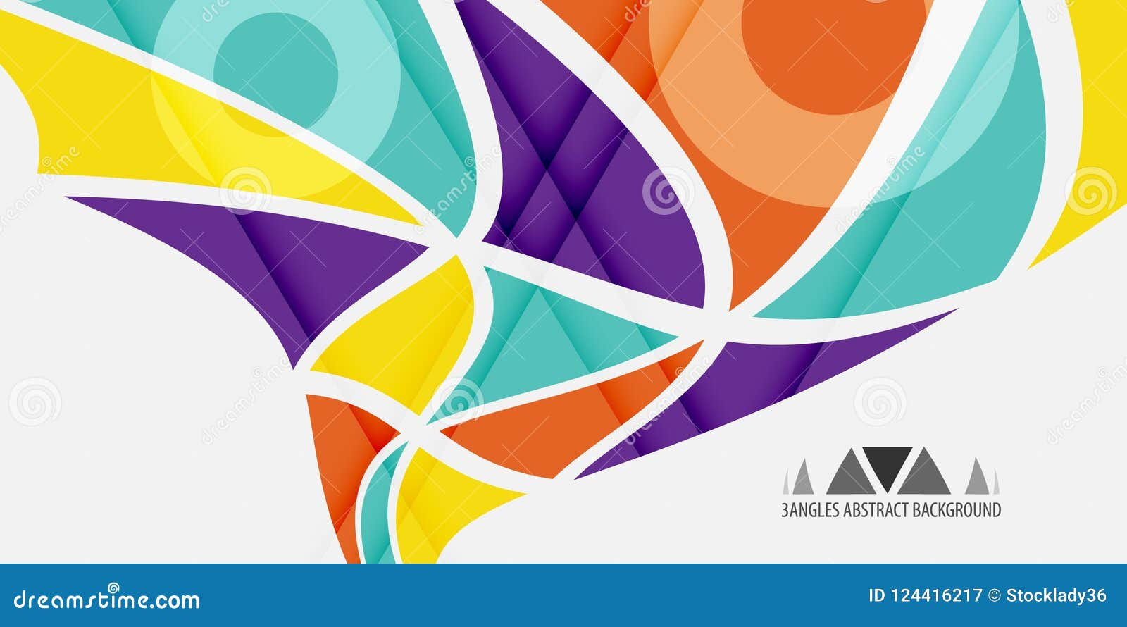Wallpaper #WL7wKZMByHDW_7MSOmgS80 Geometric Colorful Abstract Background Graphics Template Stock Vector