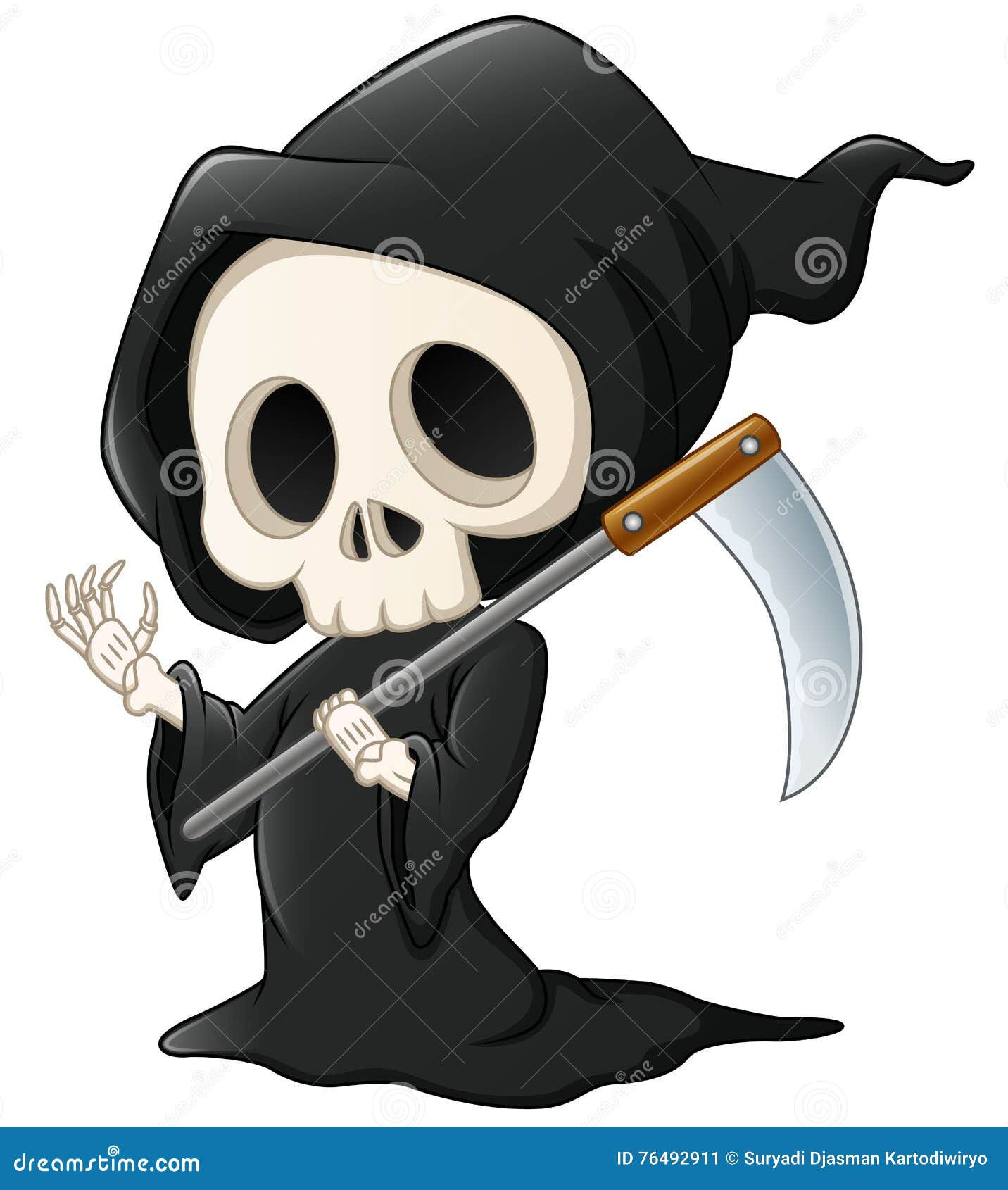 Wallpaper #12df7JIBSpphPi3-dlJx189 Grim Reaper Cartoon Waving Hand Stock Vector Illustration of Fear