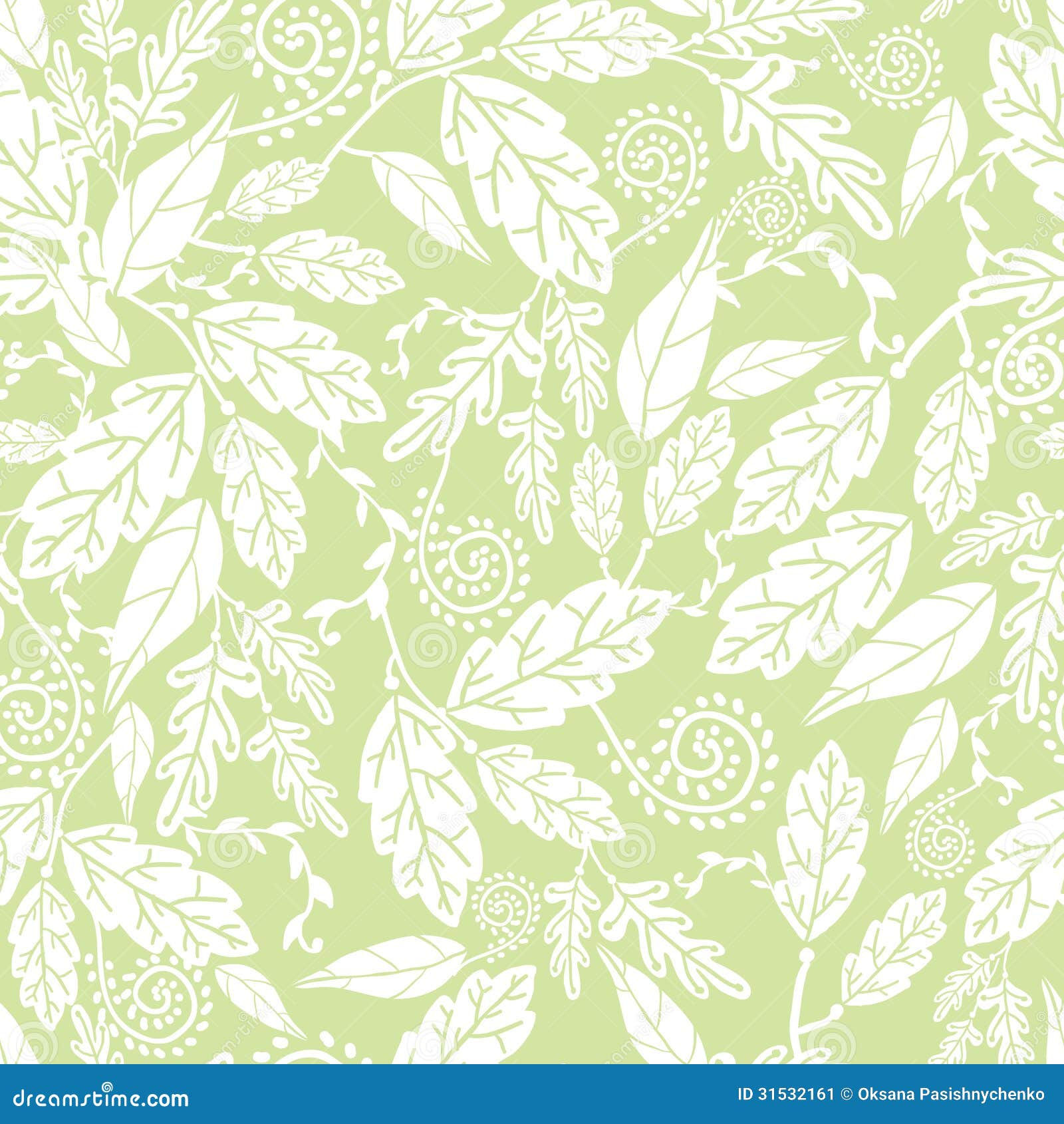 Wallpaper #am19apcBycdYOYFTxHE654 Green and White Leaves Seamless Pattern Background Stock Image Image