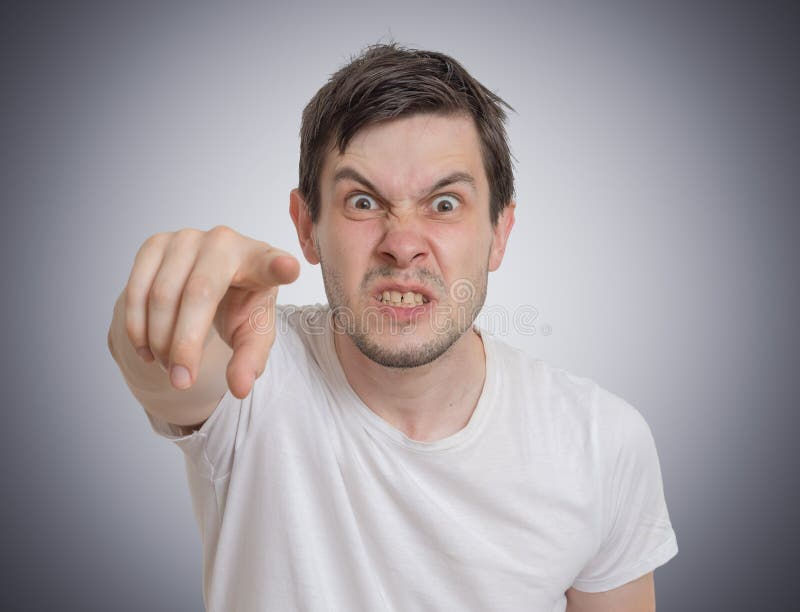 Wallpaper #LJz34JIBZHQxiYararks175 Angry Young Man is Pointing Towards You Stock Photo Image of Human