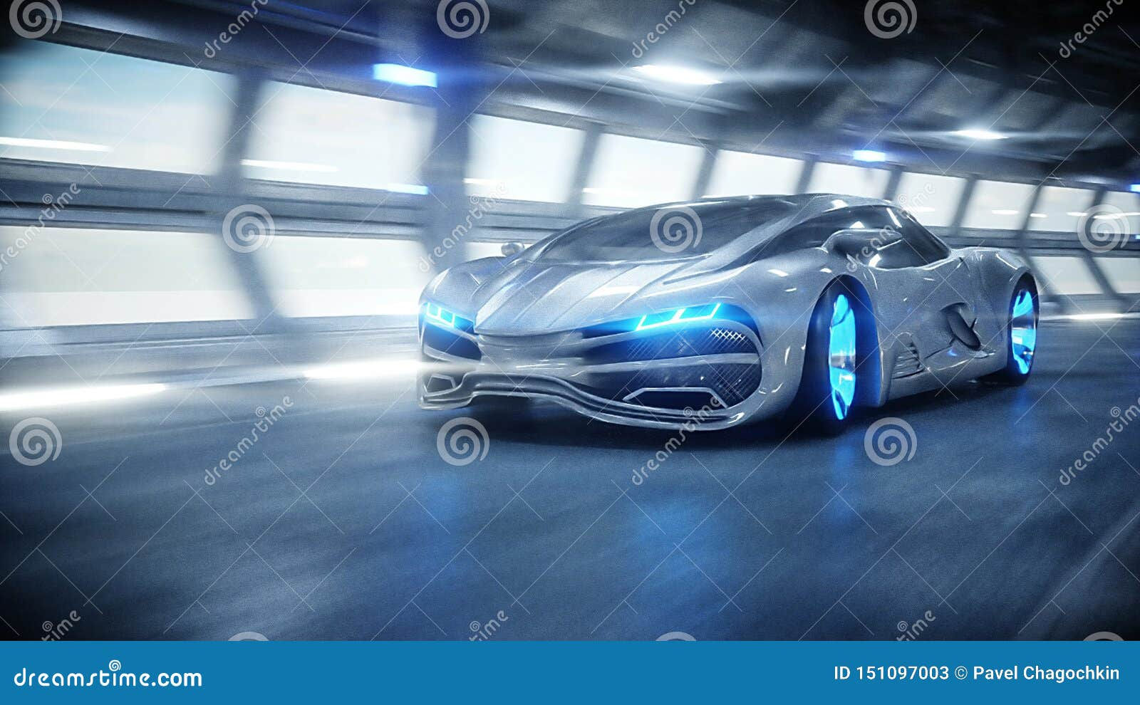 Wallpaper #-RkGJY8BtGB6xQ789YUw35 Futuristic Car Fast Driving in Sci Fi Tunnel Coridor Concept of
