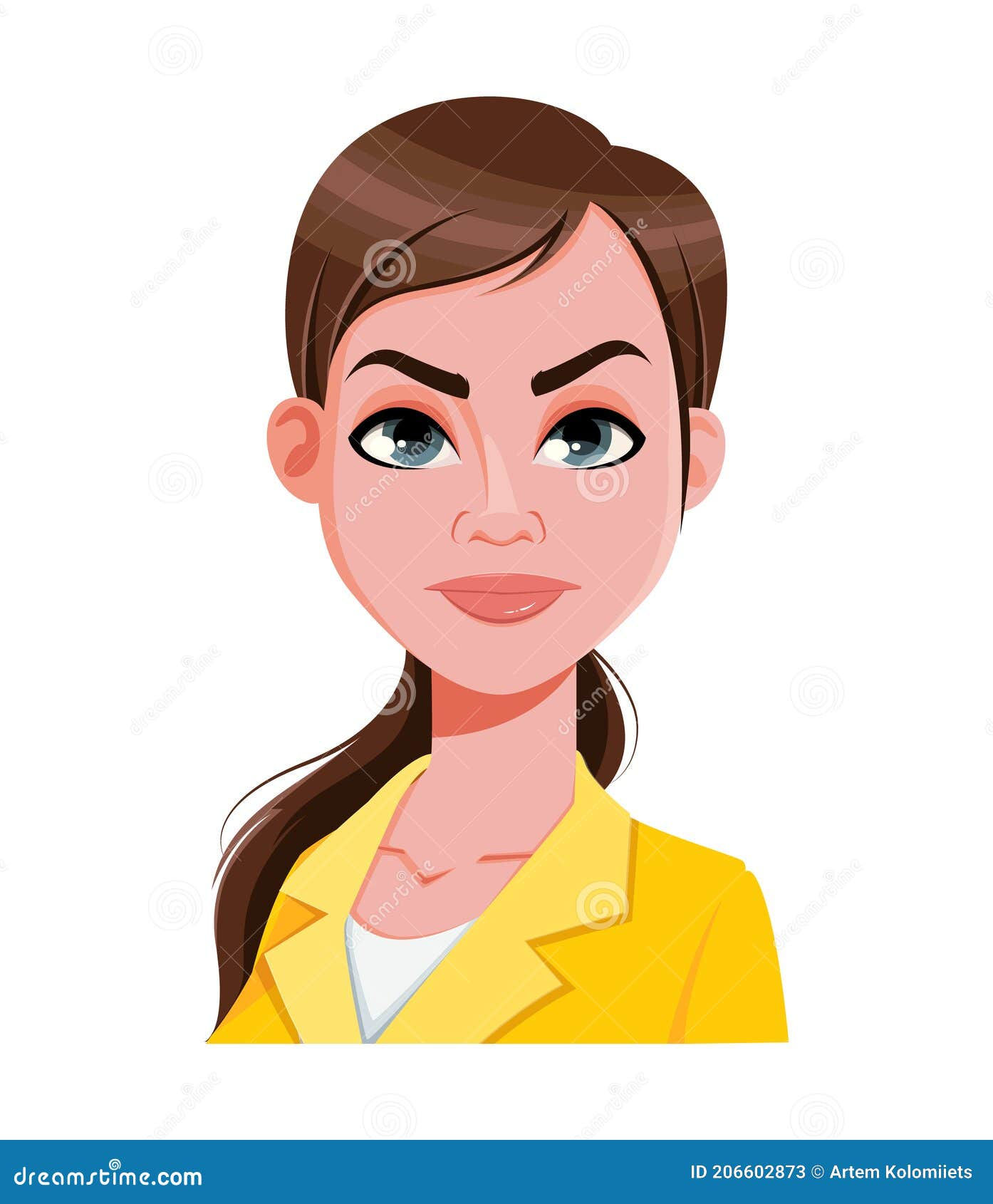 Wallpaper #PGiaG5MBSpphPi3-TiDb310 Face Expression of Beautiful Woman Angry Stock Vector Illustration
