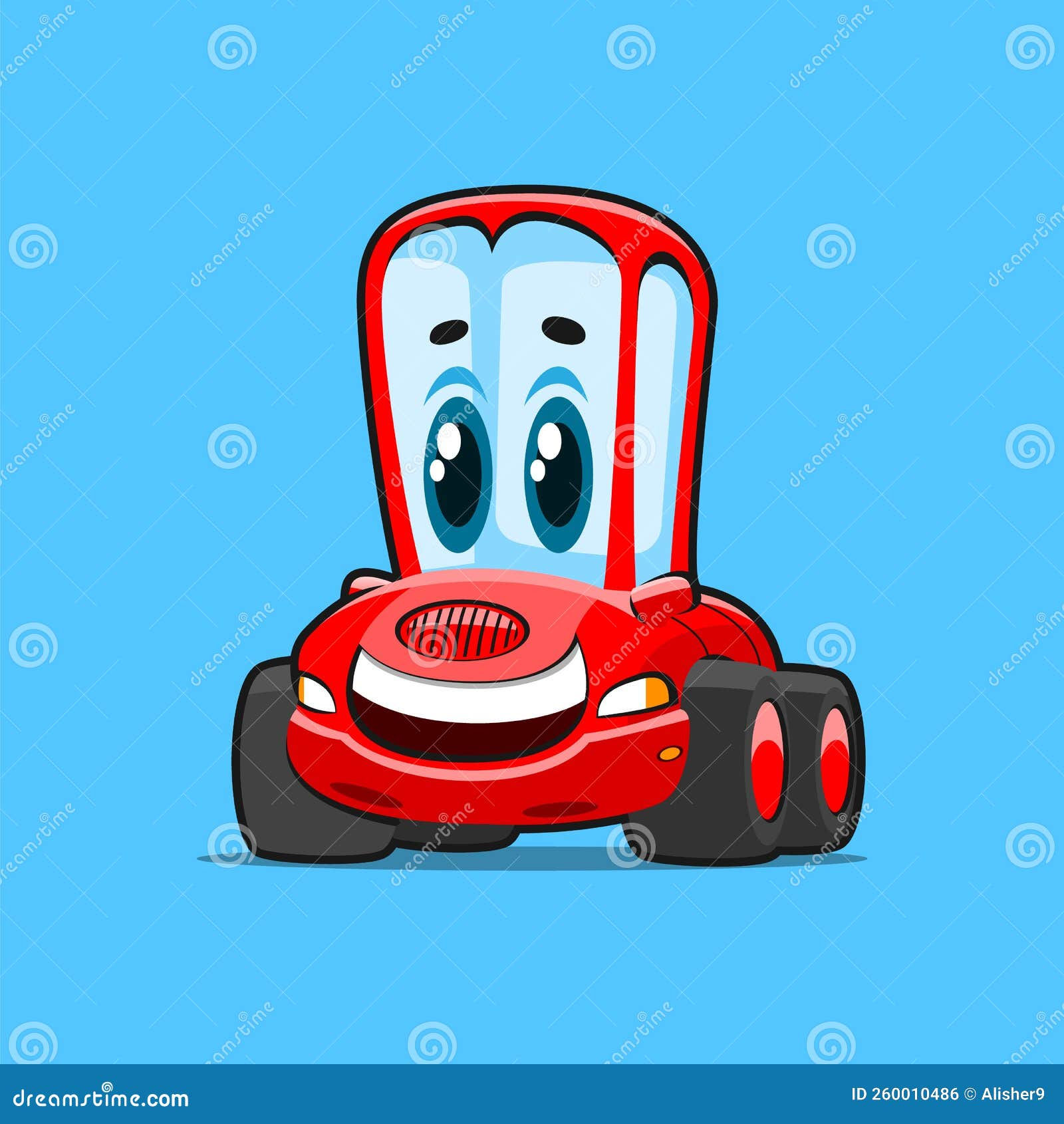 Wallpaper #5_8FapMB3lSXT3zUC-WN198 Friendly Smiling Red Cartoon Car Stock Vector Illustration of Fast