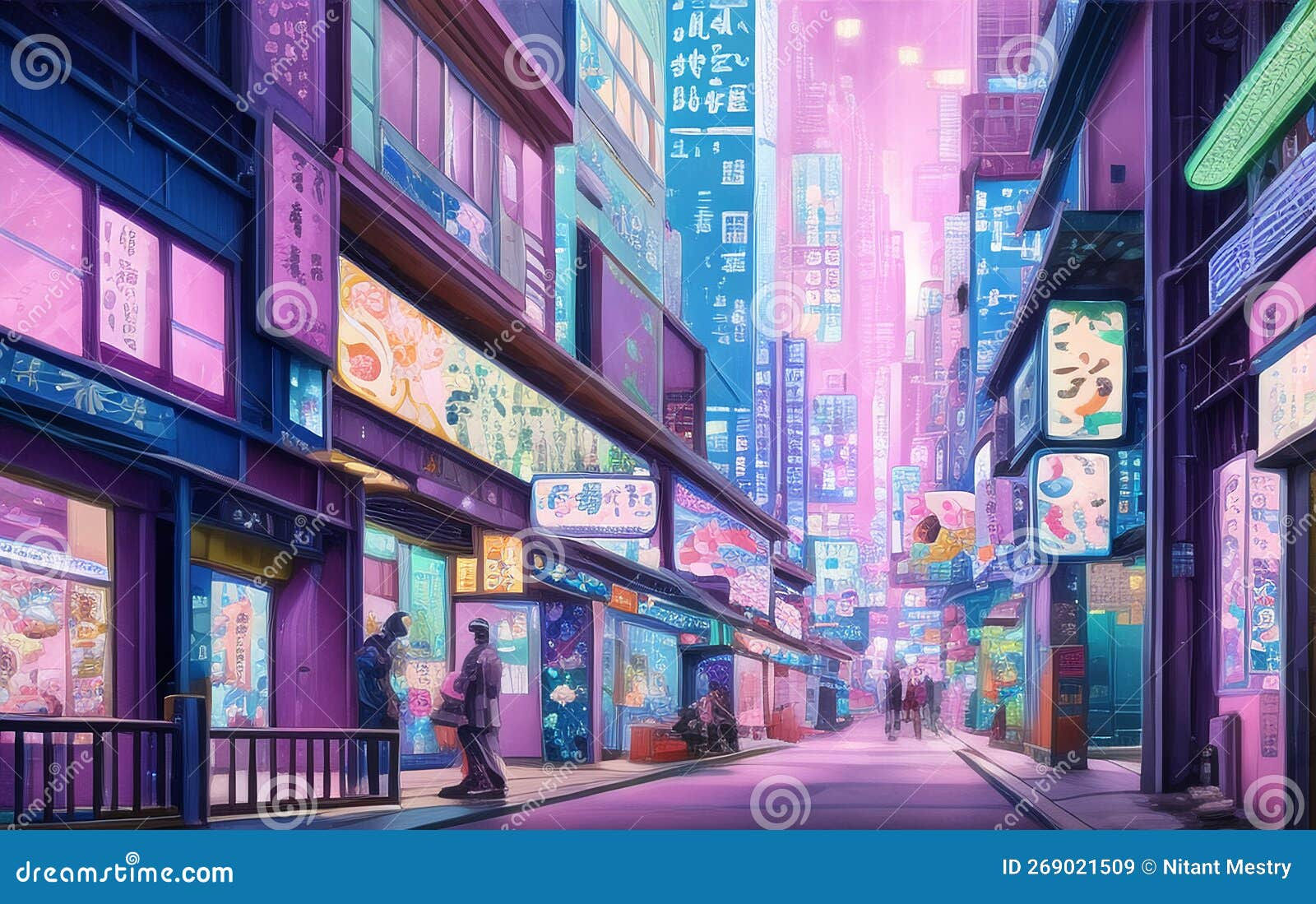 Wallpaper #C2cfDZMBSpphPi3-T-MG179 Cyberpunk Theme Sci Fi Background 3D Rendering of Abstract Neon Mega