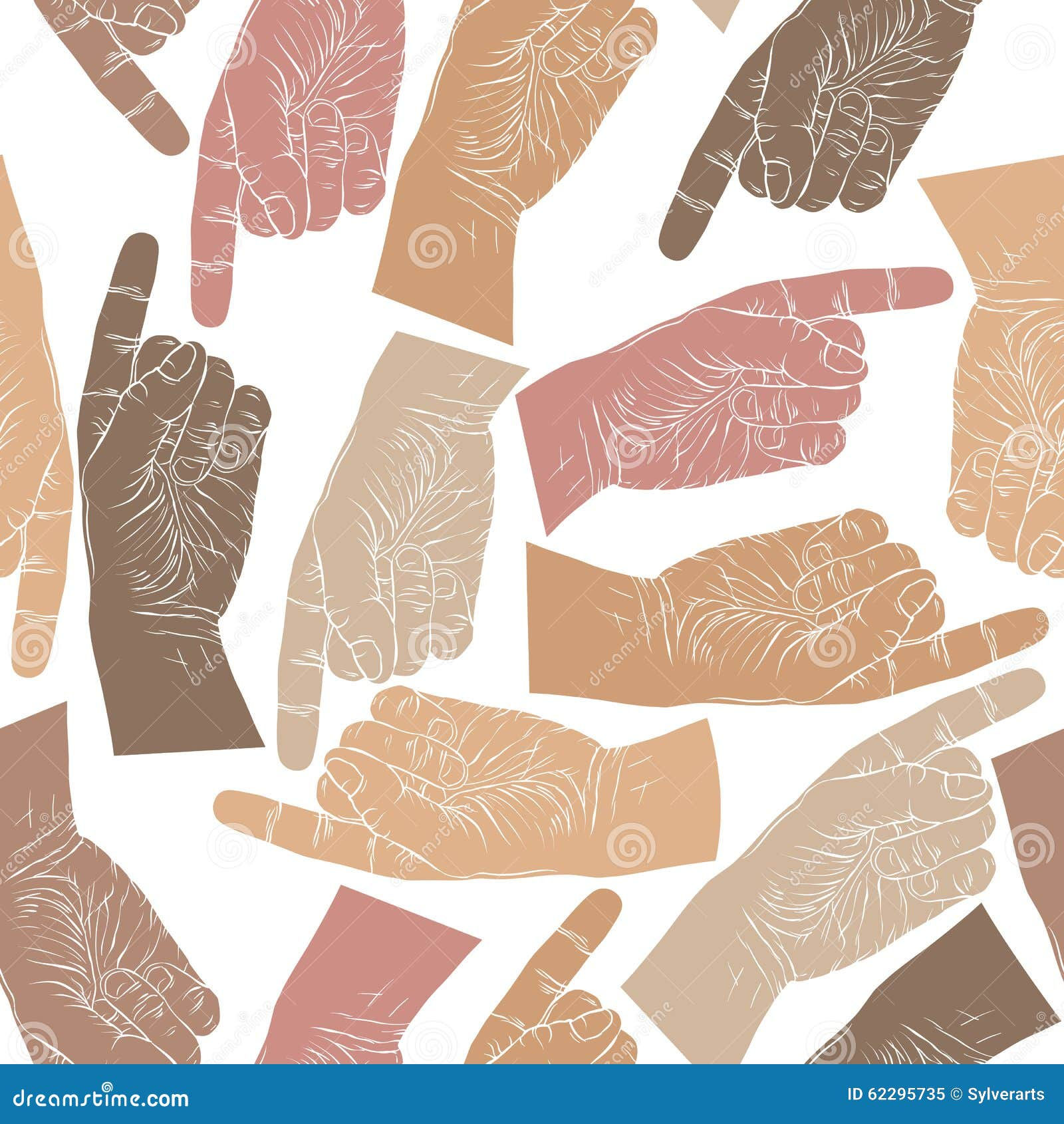 Wallpaper #_GfQEZMBSpphPi3-c_iD61 Finger Pointing Hands Seamless Pattern Vector Background Stock Vector