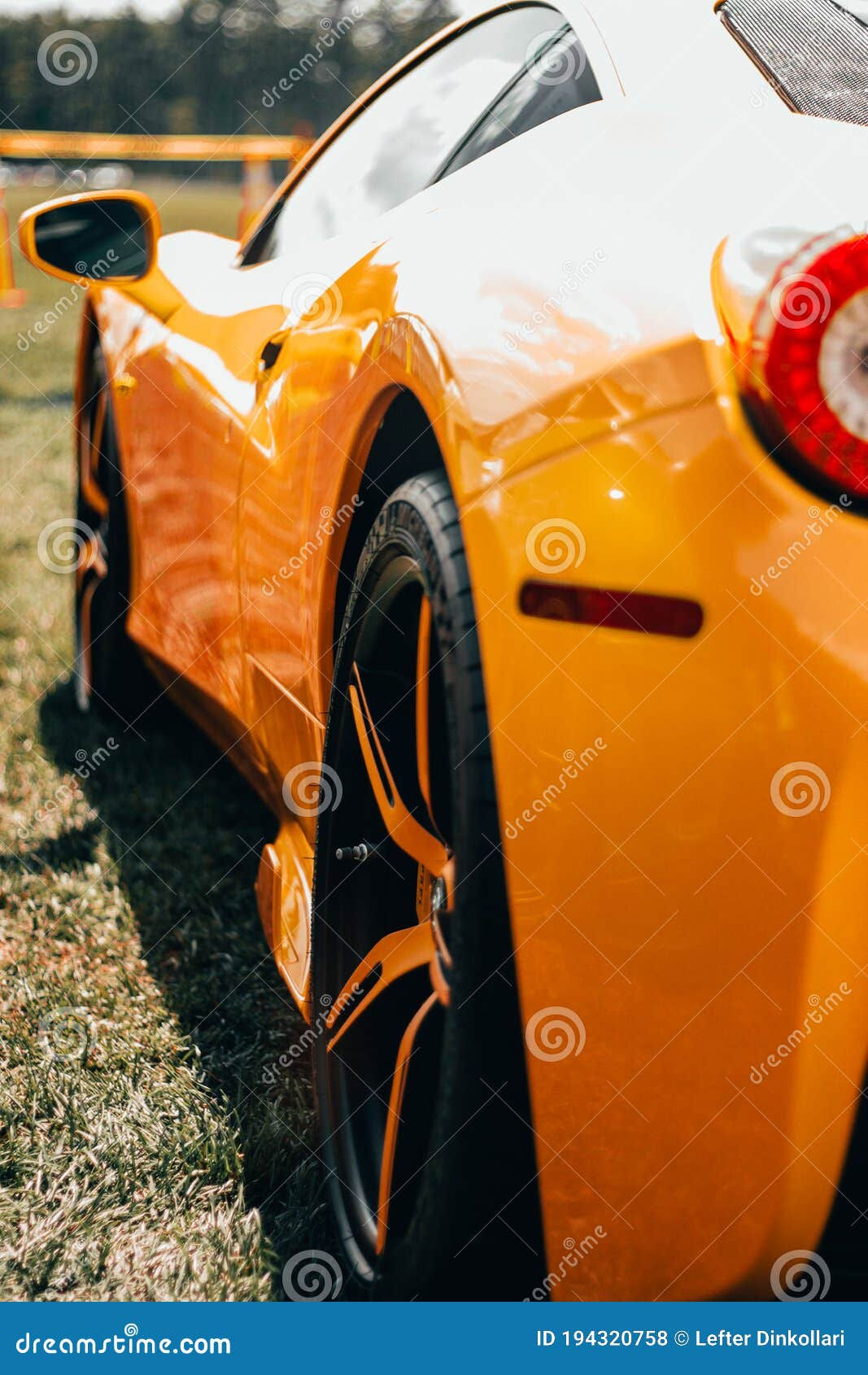 Wallpaper #uBkeGY8BtGB6xQ784nIL42 Ferrari Yellow Race Car Side View Editorial Stock Photo Image of