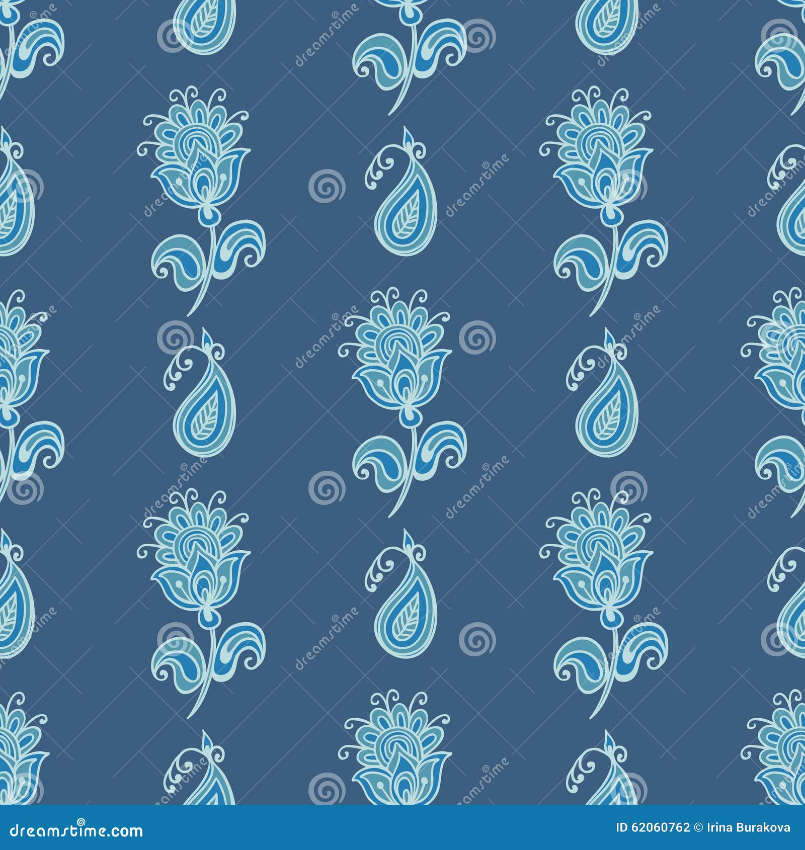 Wallpaper #WGe1CJMBSpphPi3-H8x8172 Flower Paisley Pattern Stock Vector Illustration of Retro 62060762