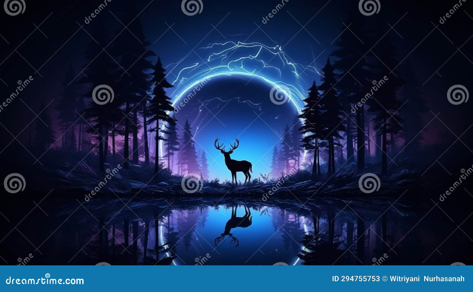 Wallpaper #r2fTEJMBSpphPi3-HPTq186 Futuristic Night Landscape with Abstract Forest Landscape Dark Natural