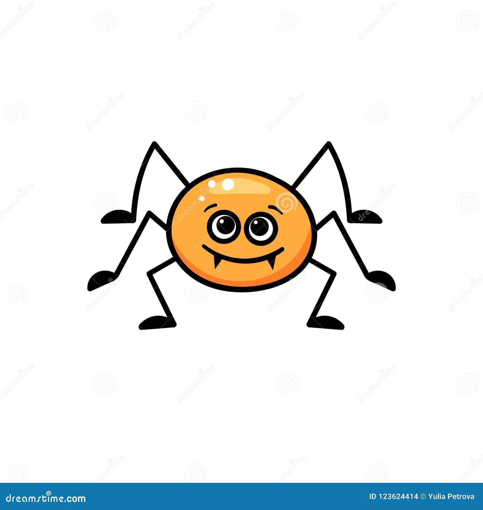 Wallpaper #46455 Brown Spider Cartoon Isolated Illustration Stock Vector Image Art Alamy