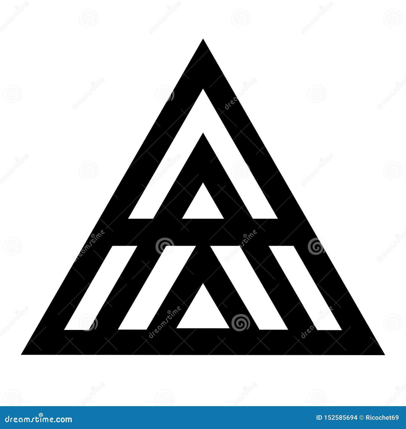 Wallpaper #Bx0jLJMBlOZrFDOkv8p049 Five Triangles Symbol Icon Stock Illustration Illustration of