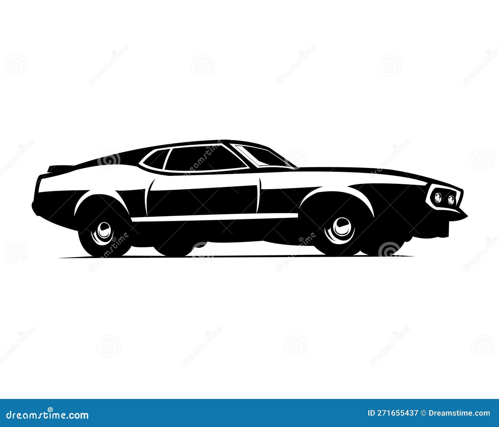 Wallpaper #wEZ6nJcBh-zKMCtLe14i69 Ford Mustang Mach Car Logo Isolated White Background View from Side