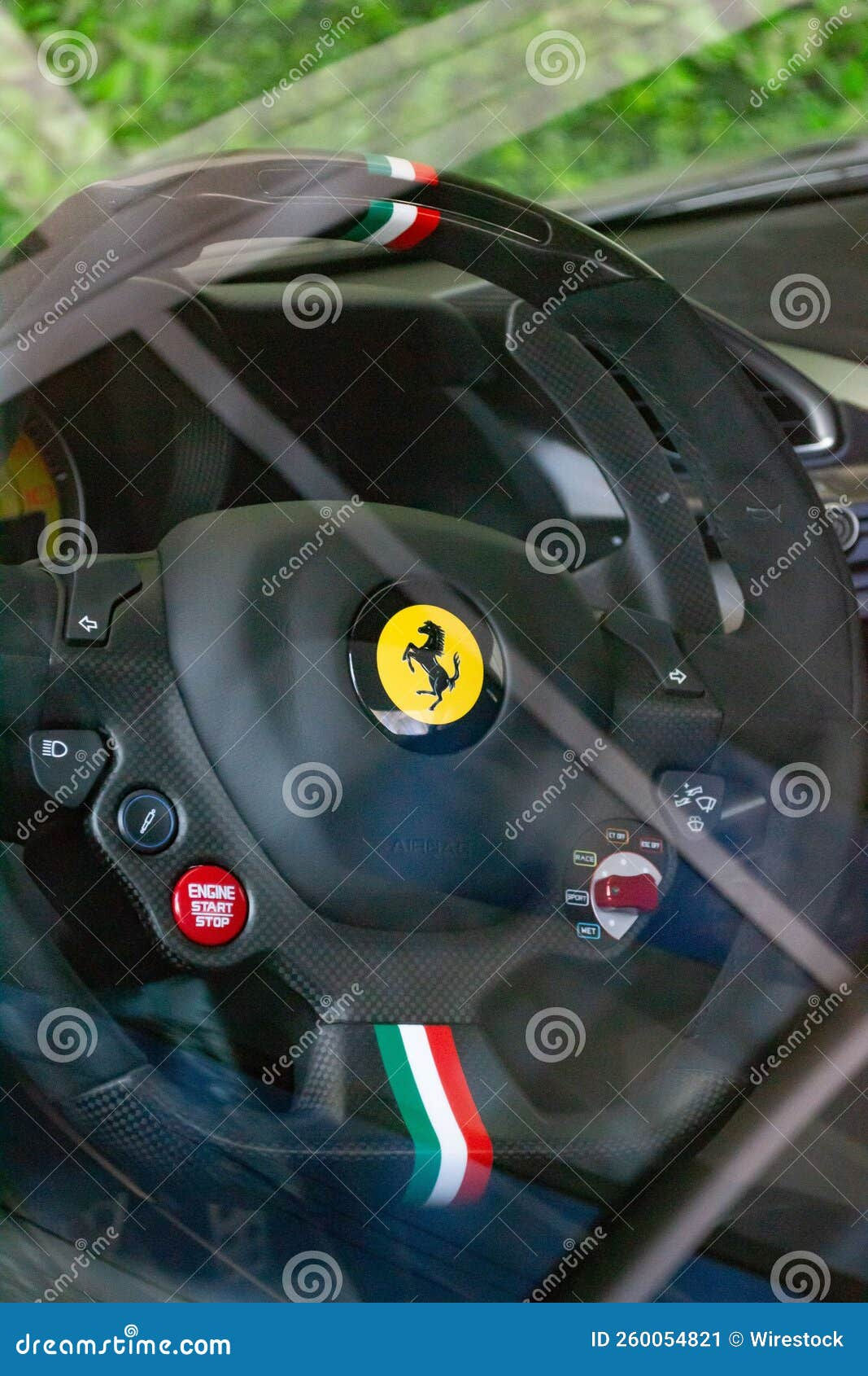 Wallpaper #JX3n9I4Bnwiau_P6bRH-17 Ferrari 488 Pista Tailor Steering Wheel with Italian Flag Strip on