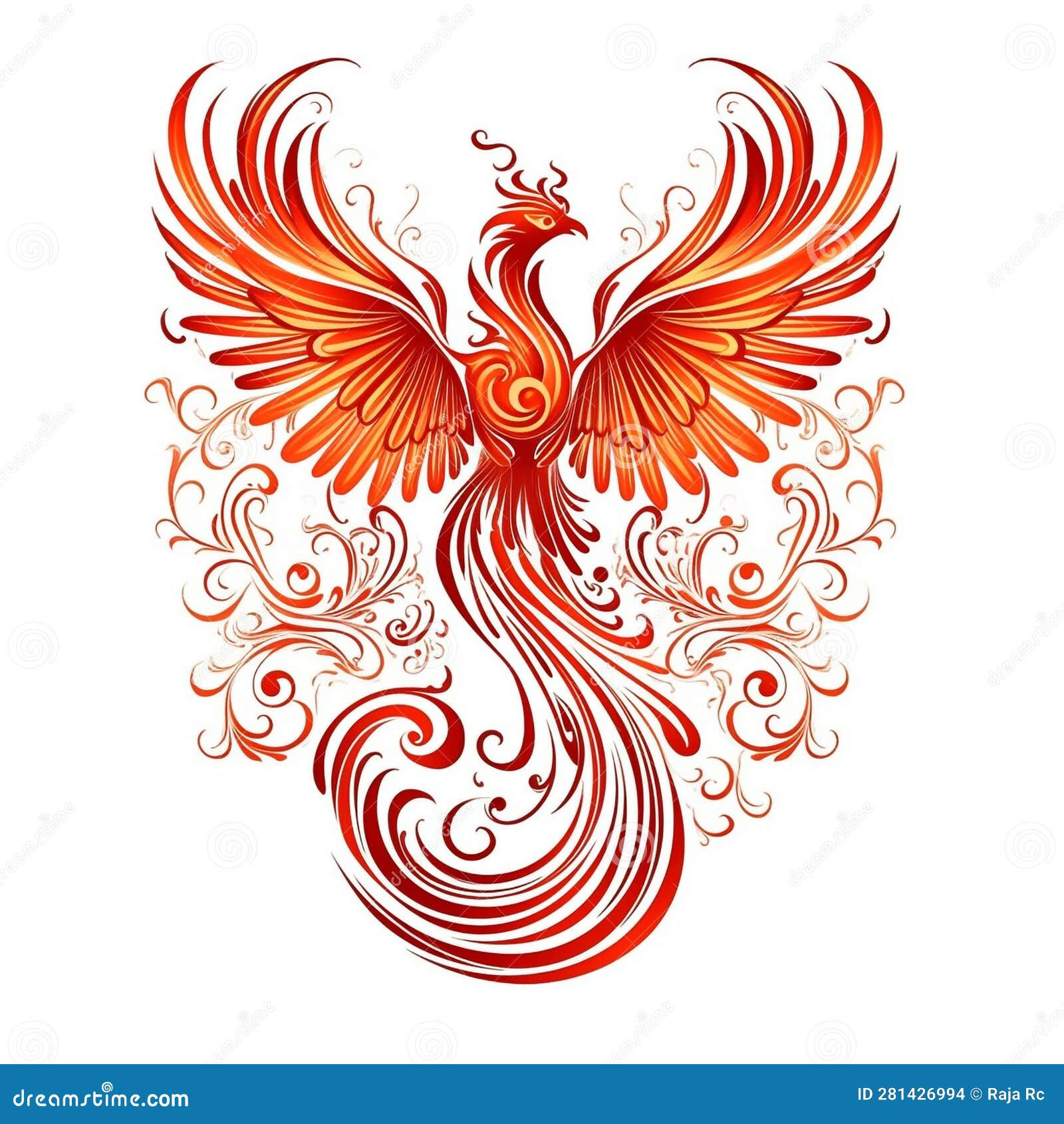 Wallpaper #2bc96 Image of a Majestic White Fire Phoenix on Craiyon