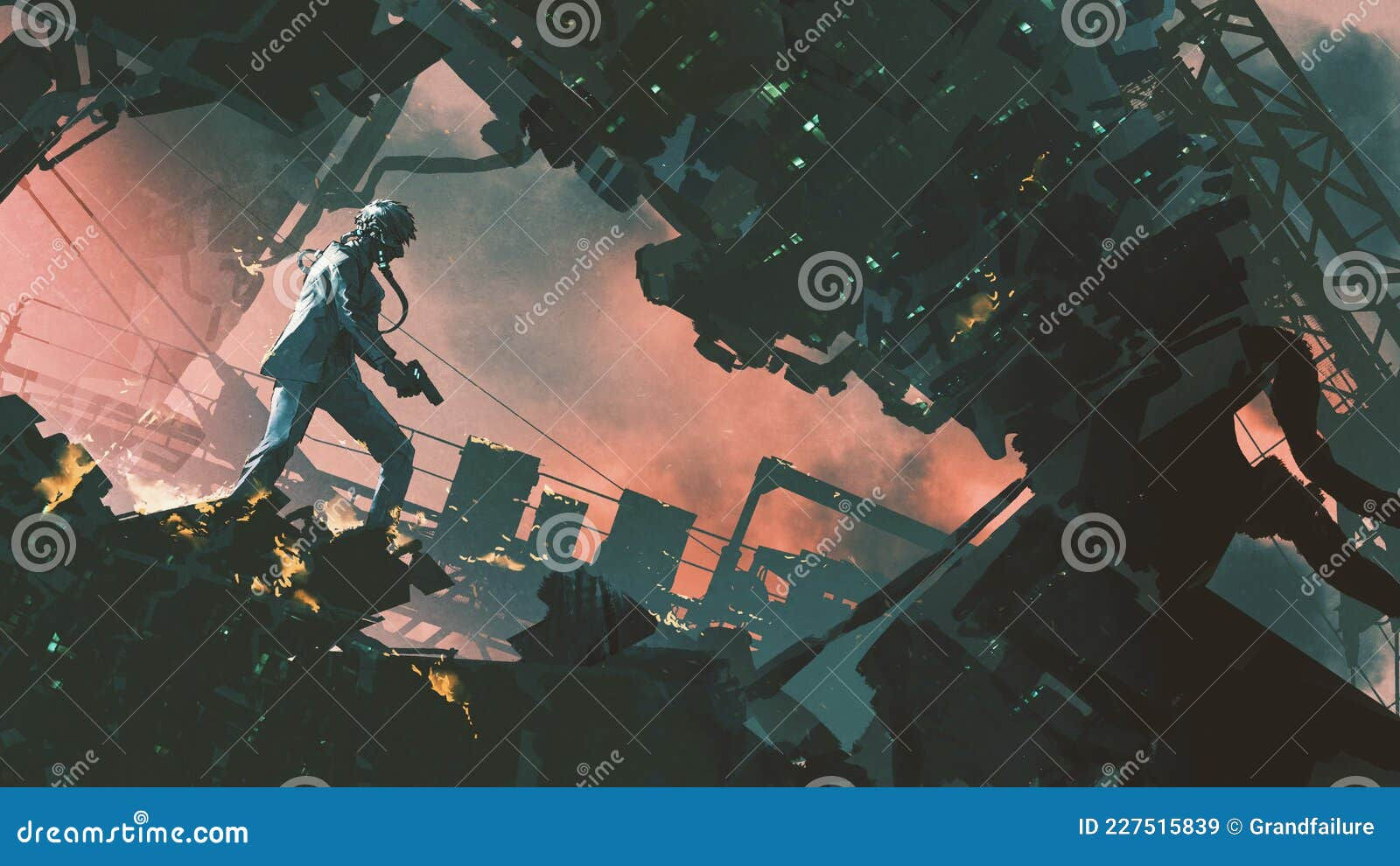 Wallpaper #_2cD_pIBSpphPi3-652y38 The Futuristic Hitman Stock Illustration Illustration of Human 227515839