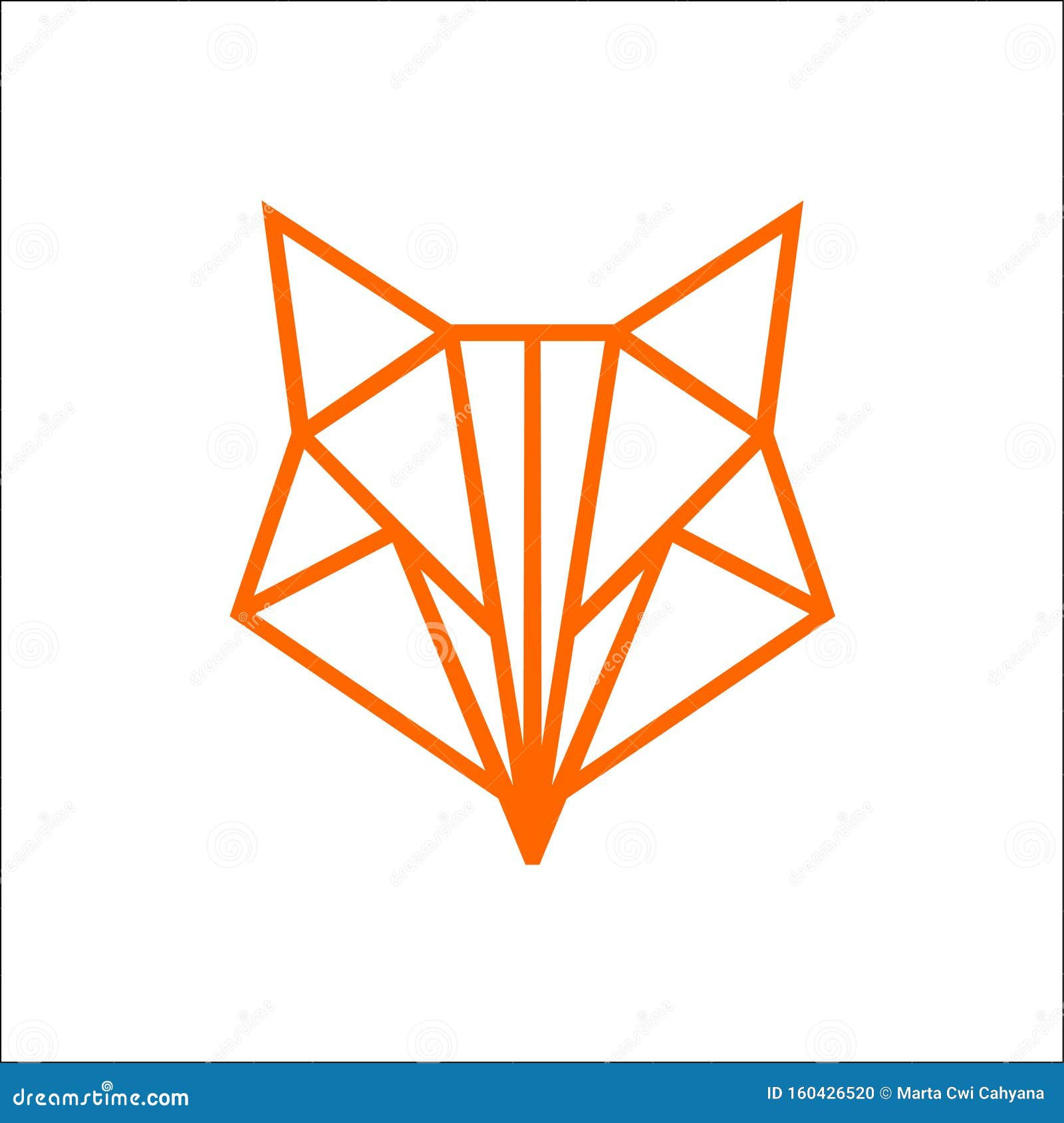 Wallpaper #QWeX9JIBSpphPi3-SXul316 Fox Geometric Shapes Lines and Triangles Minimalism Illustration