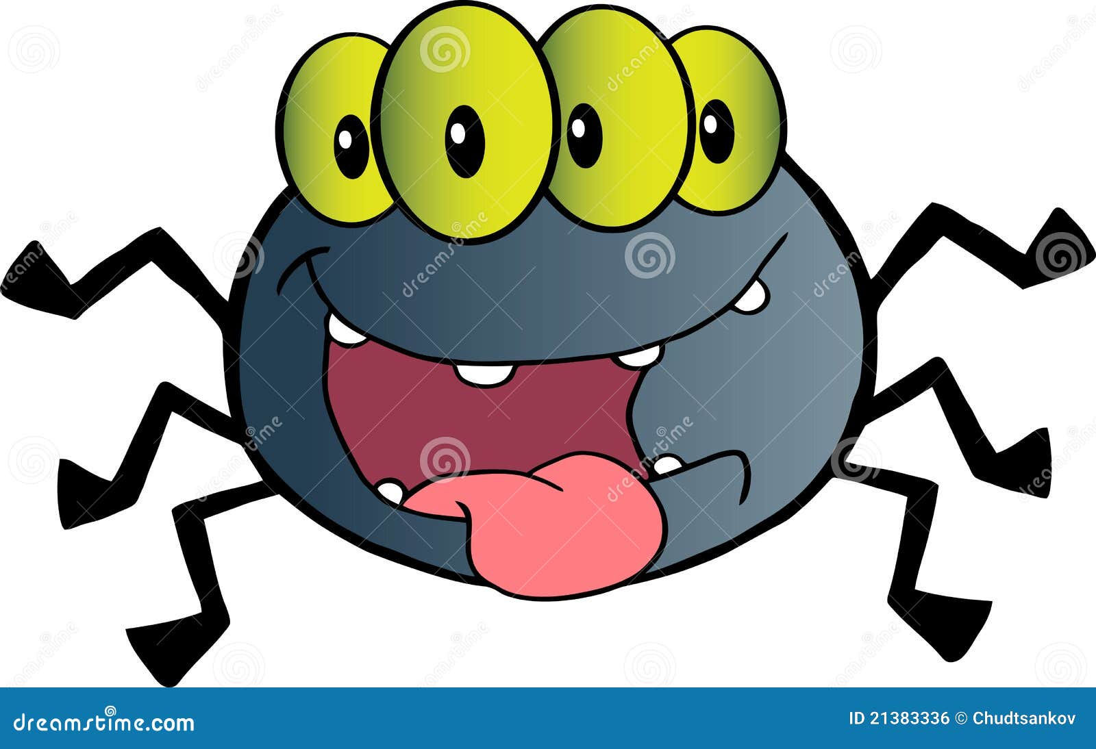 Wallpaper #E1Zdd5cBsd6xcFiEX9pZ80 Four Eyed Creepy Spider Stock Vector Illustration of Clip 21383336