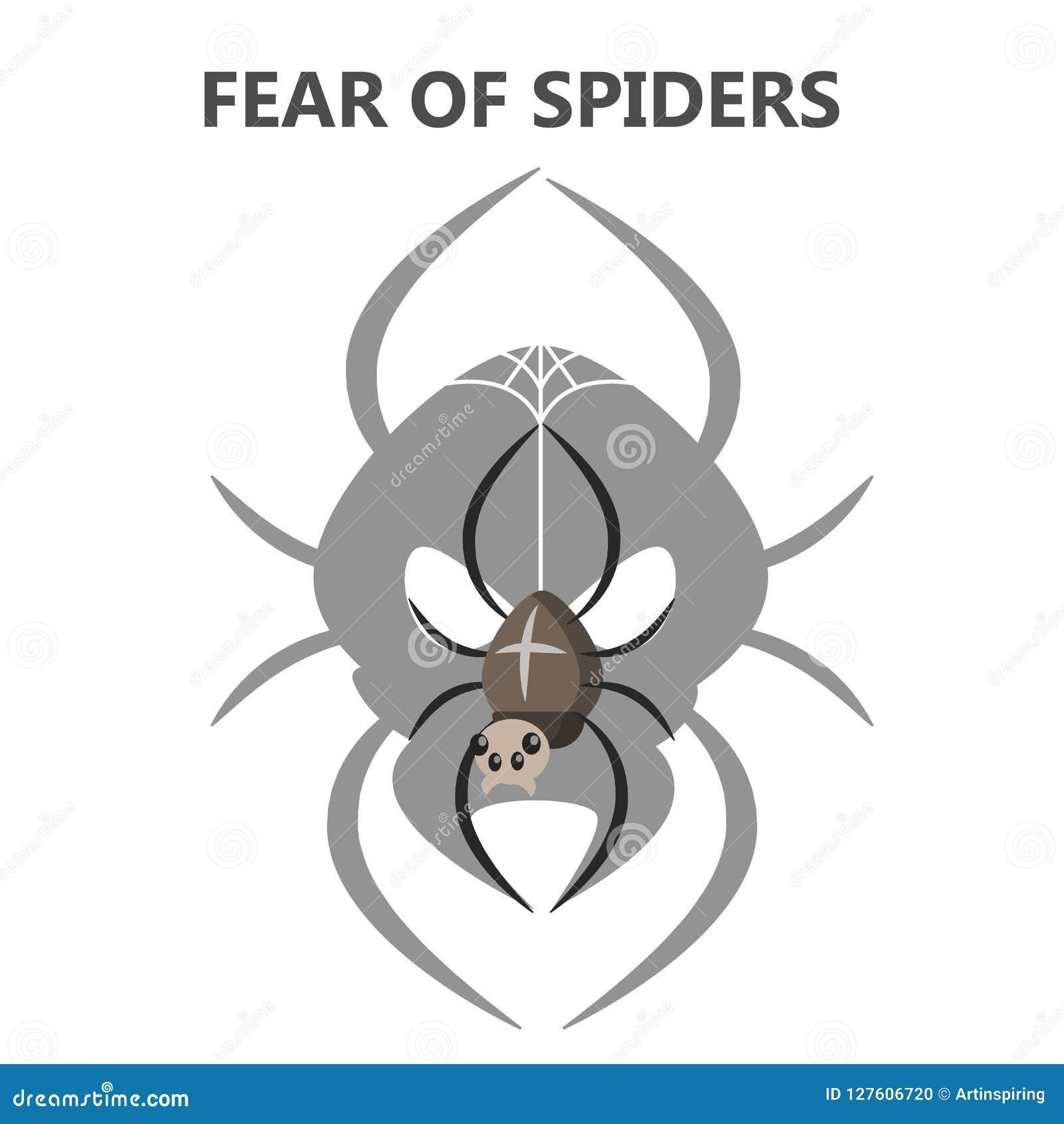 Wallpaper #KBmFDo8BtGB6xQ78G1oC19 Fear of Spiders Arachnophobia Concept Scared Kid Character is Afraid