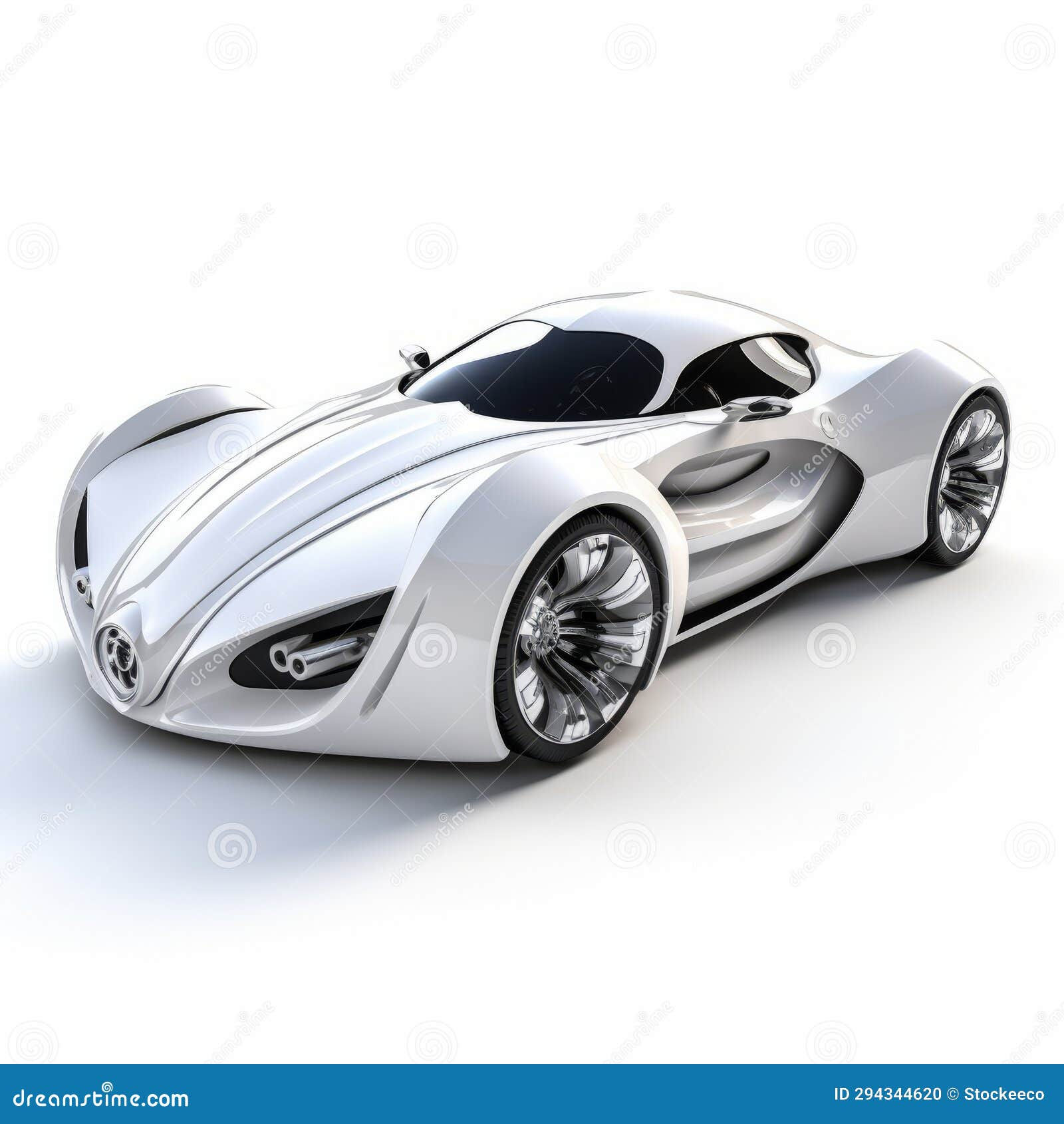 Wallpaper #9hrATpMB1yWOL4qgr322164 Futuristic Sports Car 3D Model Design Concept Stock Illustration