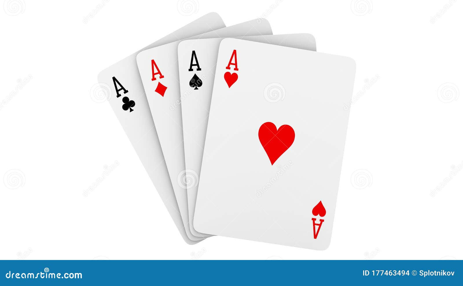 Wallpaper #n2fA7pIBSpphPi3-gV49146 A Fan of Playing Cards Consisting of Four Ace Isolated on White