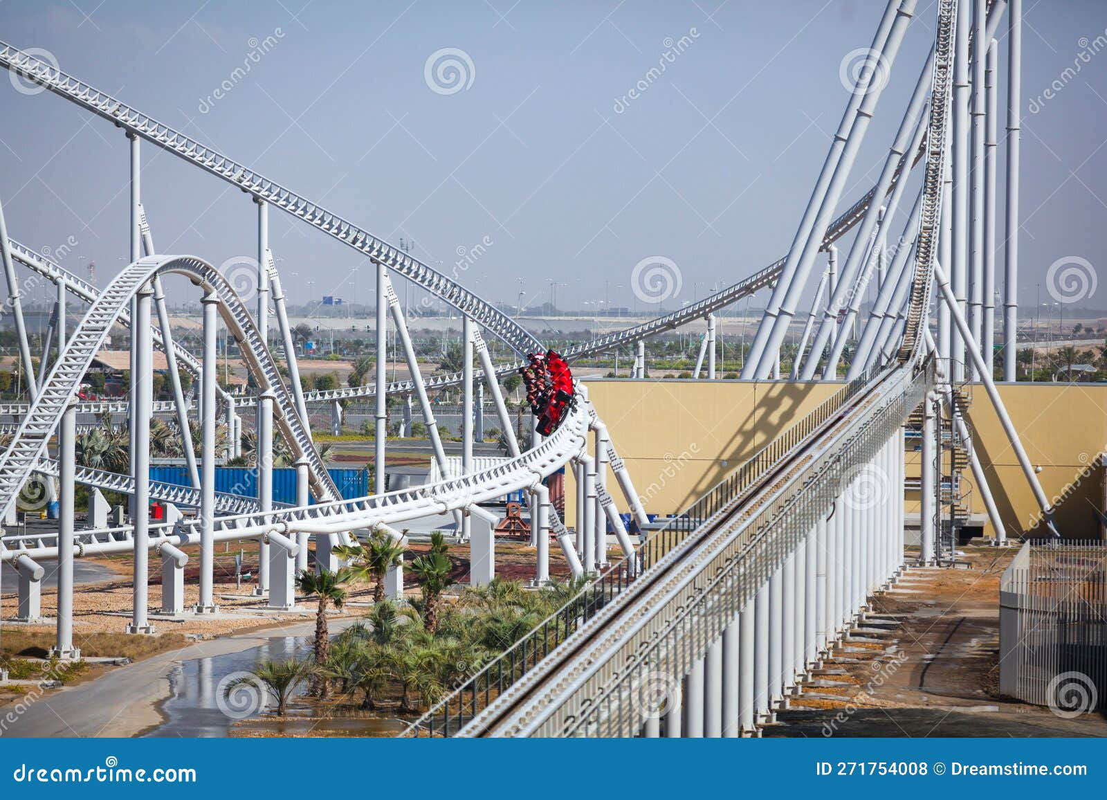 Wallpaper #p8lljpcB-VVLIetlc2pg85 Ferrari World Roller Coaster Editorial Stock Photo Image of