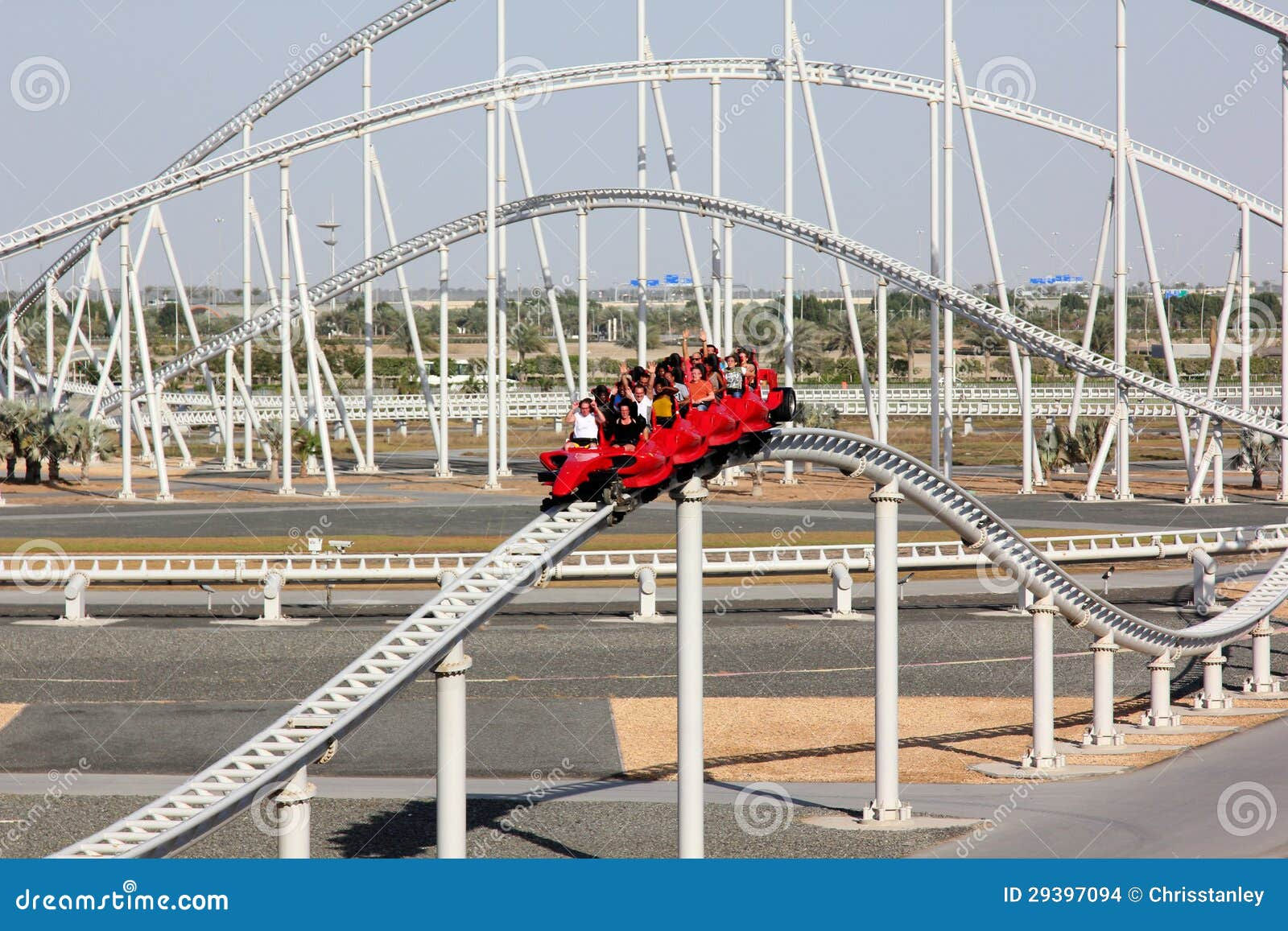Wallpaper #p8lljpcB-VVLIetlc2pg72 Ferrari World Roller Coaster Editorial Stock Image Image of East