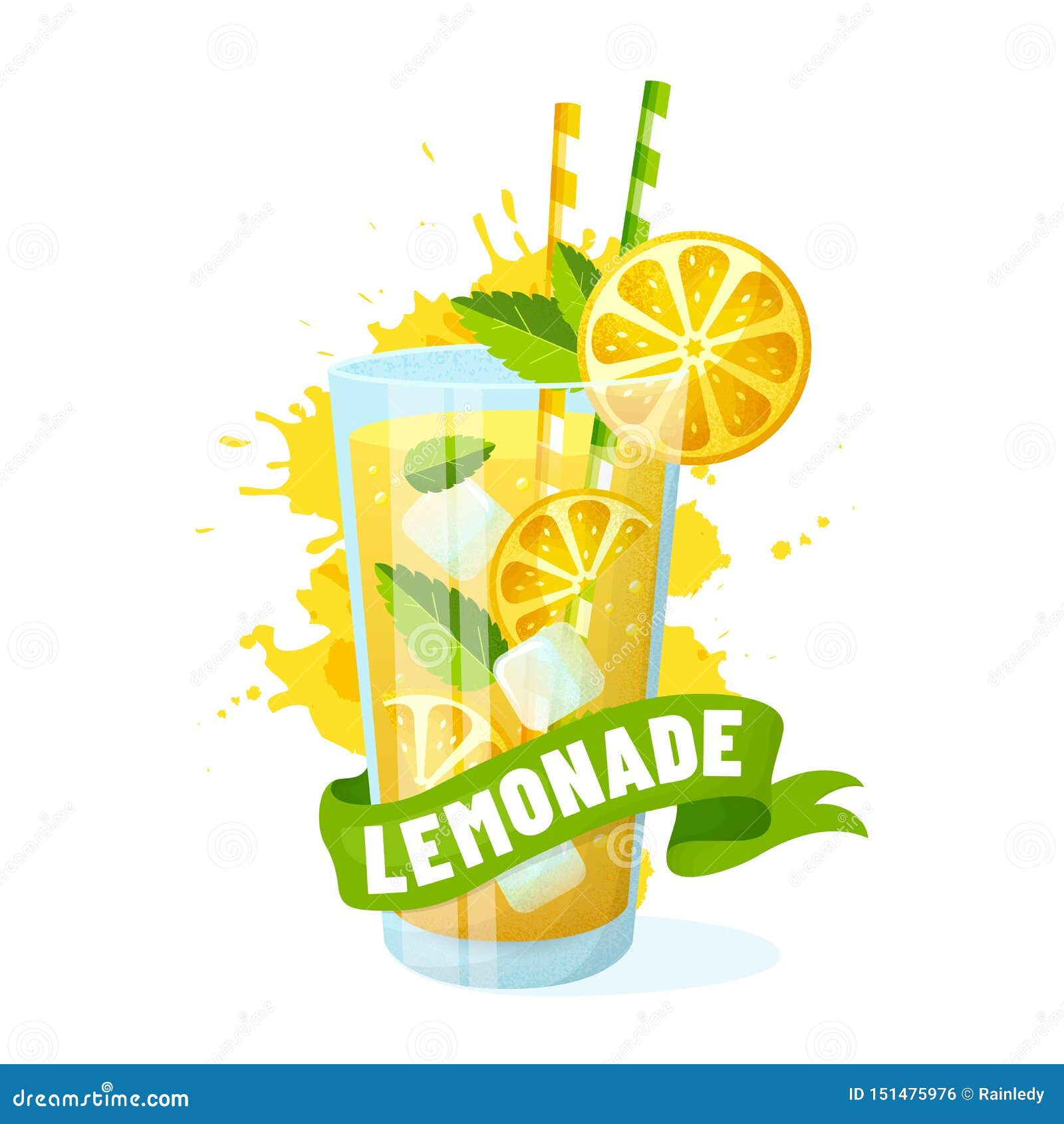 Wallpaper #GGfpAZMBSpphPi3-Wa1b161 Lemonade Vector Illustration Isolated on White Background Stock
