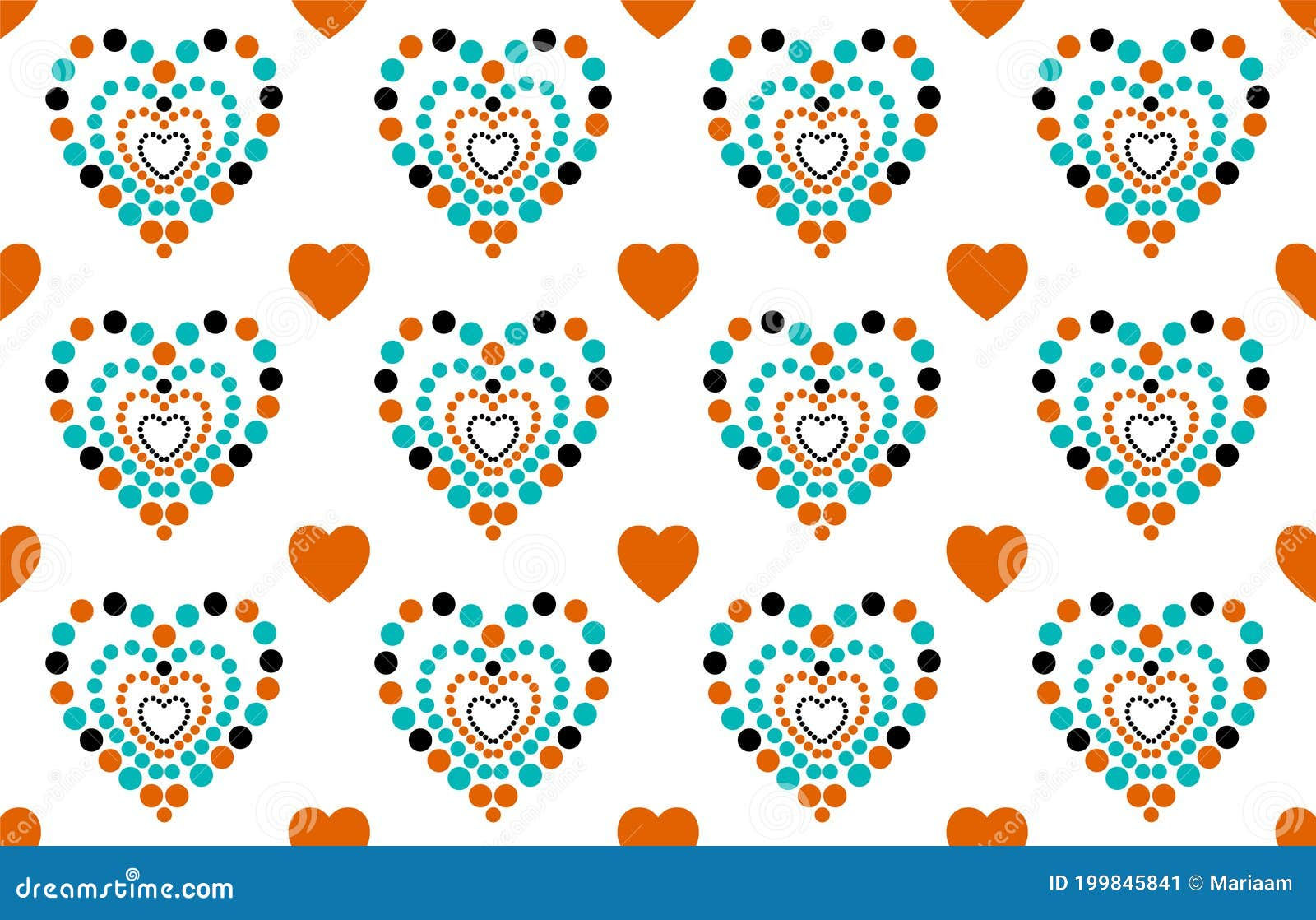 Wallpaper #12eRAJMBSpphPi3-GKYv150 Lovely Retro Heart Design Pattern with Hearts Vintage Style Stock