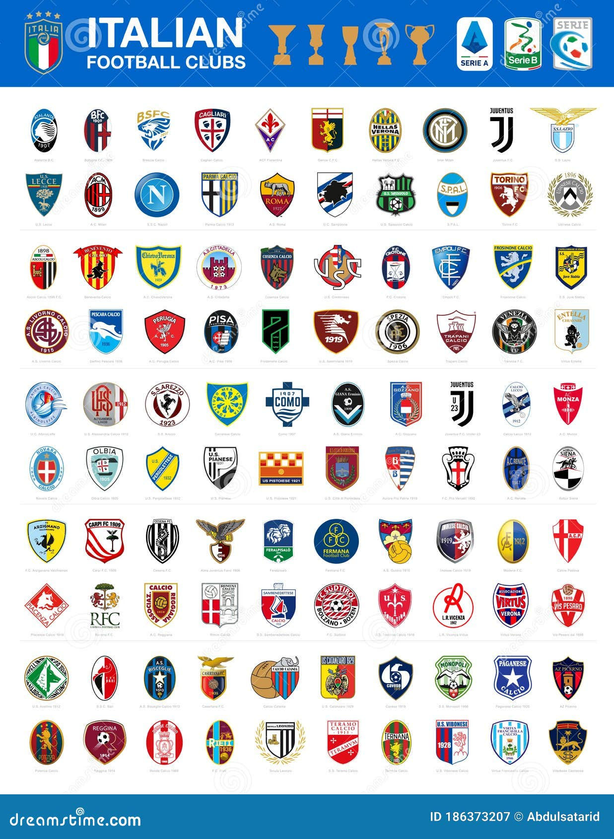 Wallpaper #b2f3AJMBSpphPi3-Jah-198 Logos Italiens De Clubs De Football Photographie Editorial