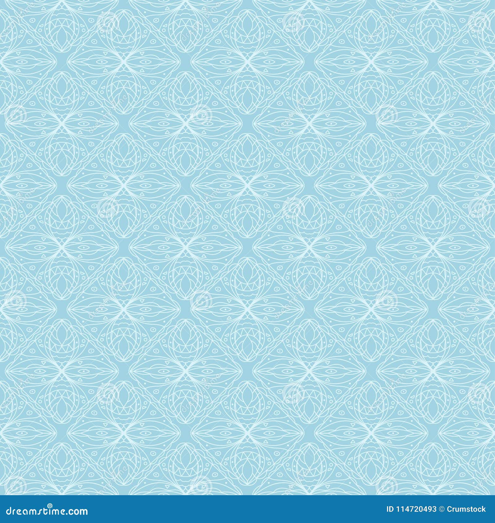 Wallpaper #FWdiDpMBSpphPi3-iOpM290 Light Blue Geometric Ornament Seamless Pattern Stock Vector
