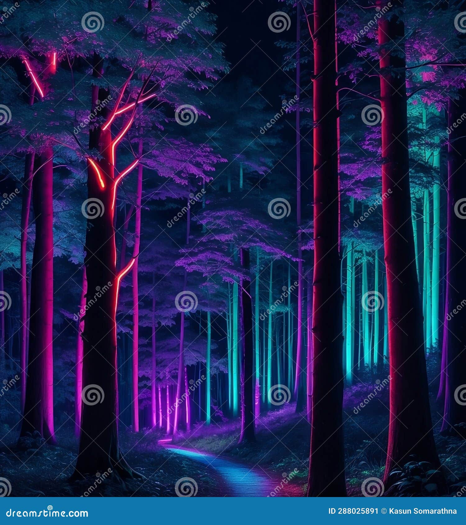 Wallpaper #lGcDC5MBSpphPi3-T9ct415 Colour Encharnt Forest Stock Illustrations 2 Colour Encharnt Forest