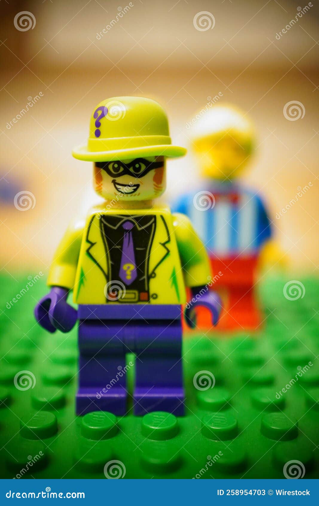 Wallpaper #B6WGN5MBVBiSkHCa7own41 Lego Brand Toy the Riddler Figurine Editorial Stock Photo Image of