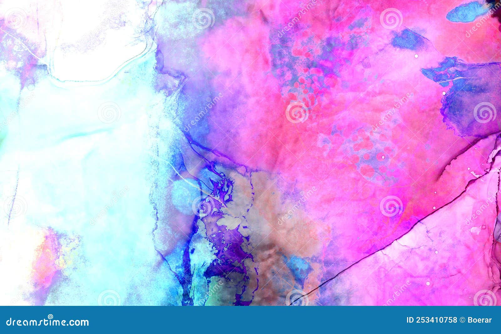 Wallpaper #lmce9pIBSpphPi3-WILG88 Light Sky Blue Pink and Purple Color Fantasy Watercolor Textured
