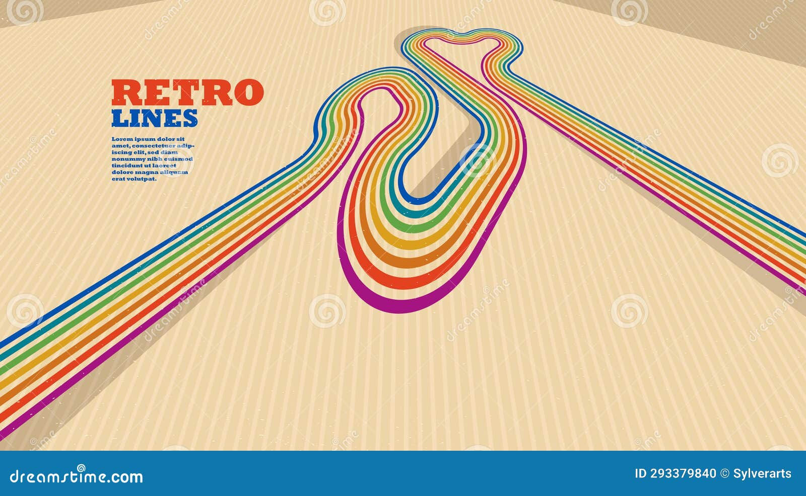 Wallpaper #1GfmC5MBSpphPi3-WtvR220 Linear Vector Abstract Background in All Colors of Rainbow Retro Style
