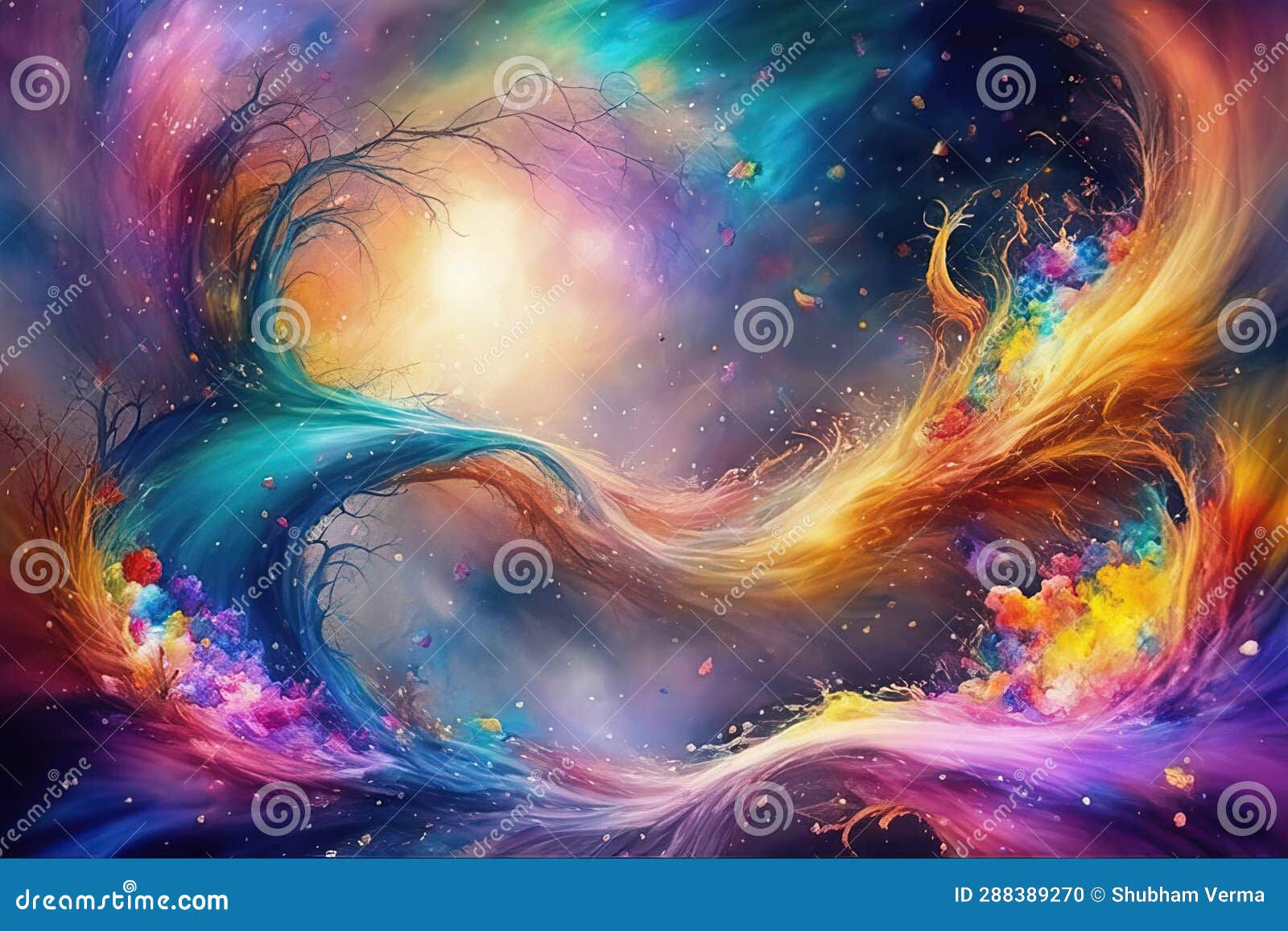 Wallpaper #fmcp65IBSpphPi3-I0r241 Rainbow Color Painting Series Interplay of Fractal Paint on the
